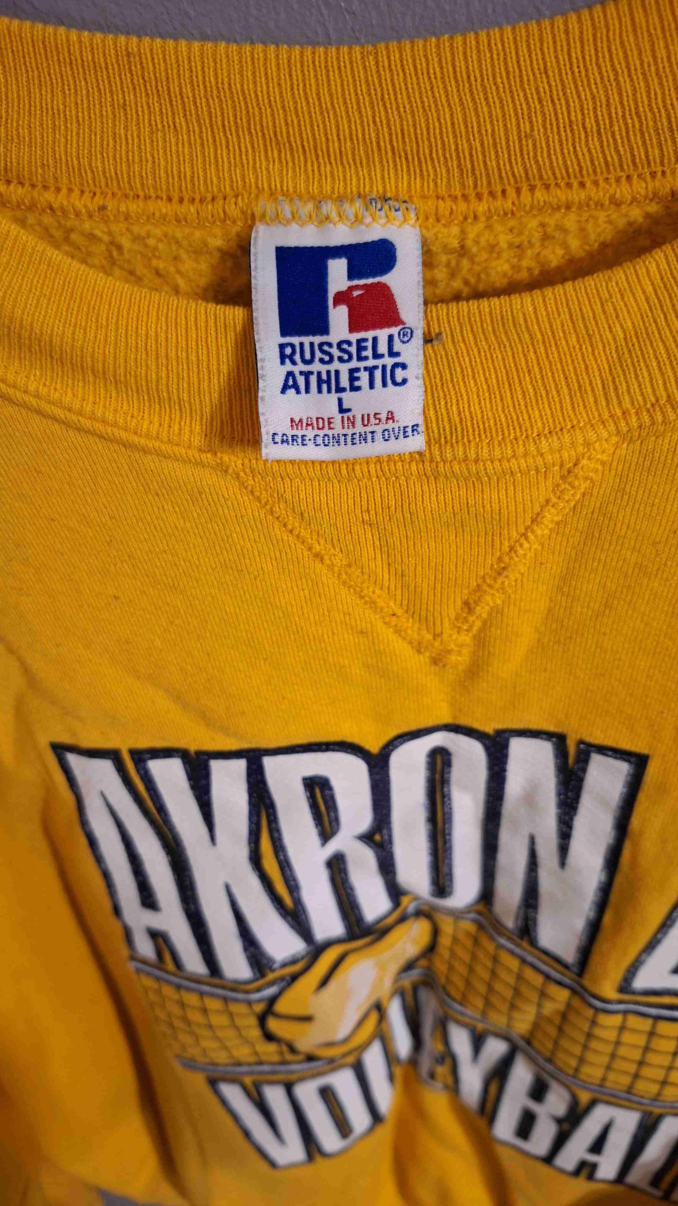 Polerón amarillo Akron Zip Volleyball - miniatura 2