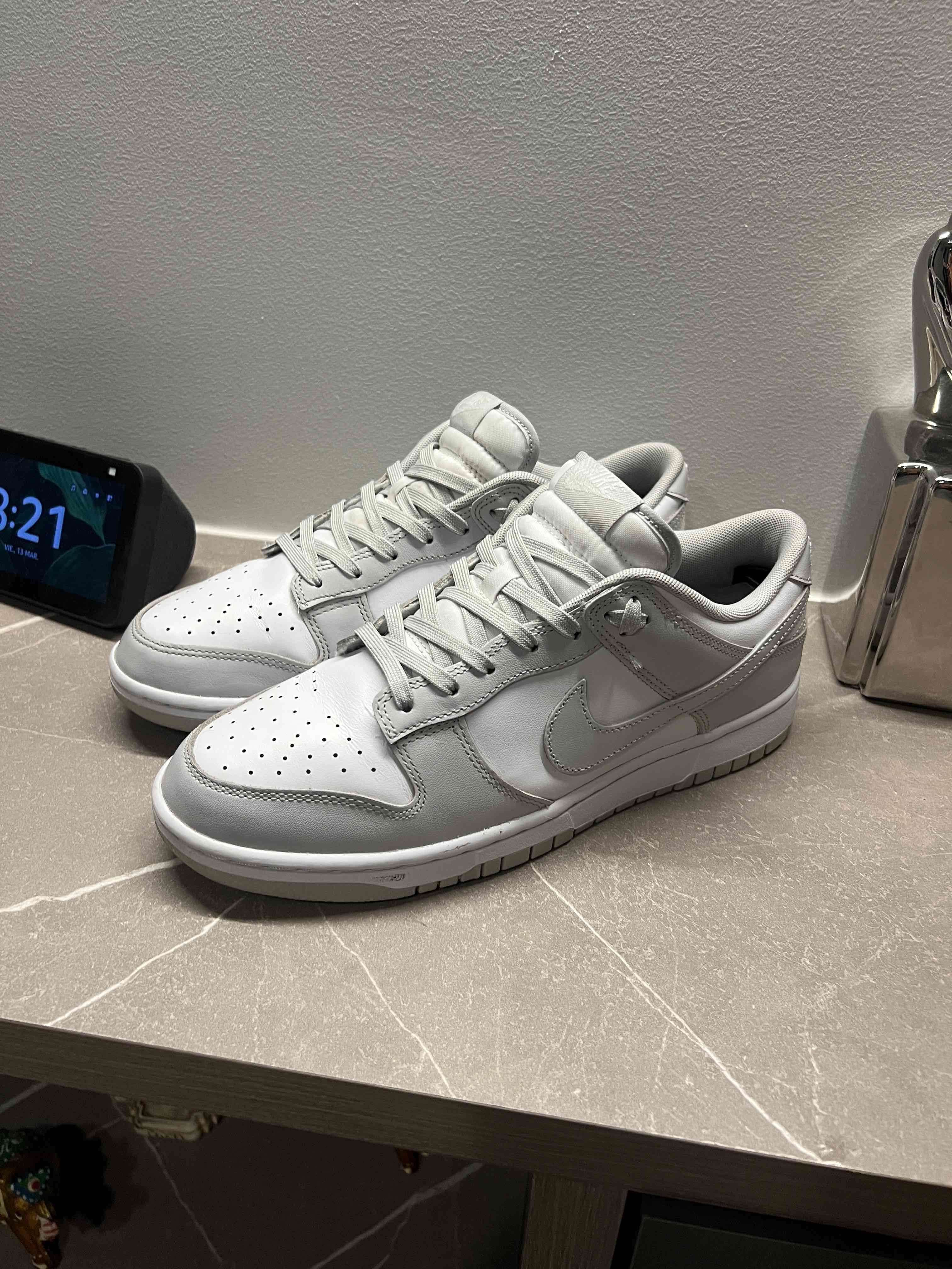 nike dunk low grey frog 9.5us - miniatura 4