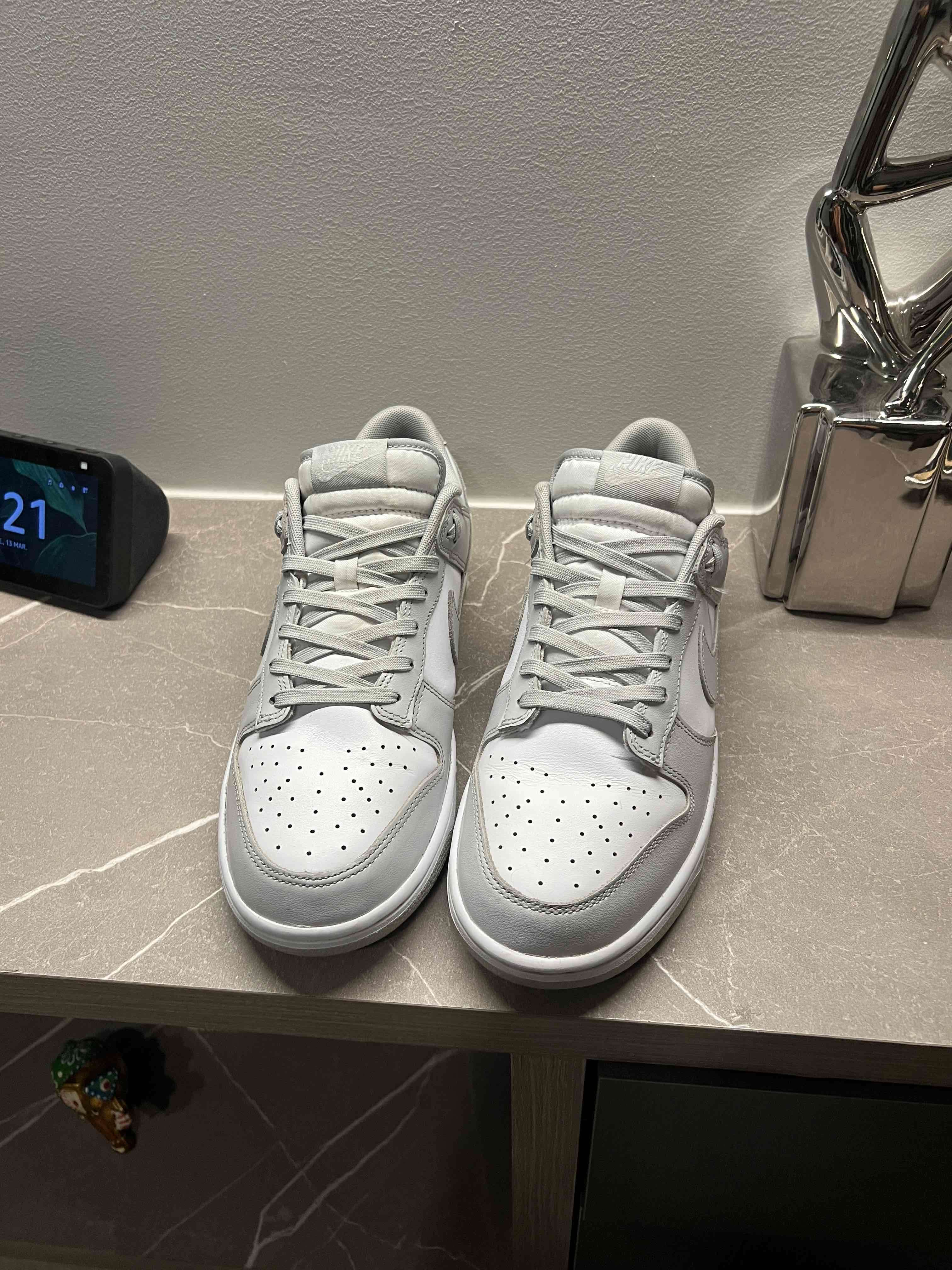 nike dunk low grey frog 9.5us - miniatura 5