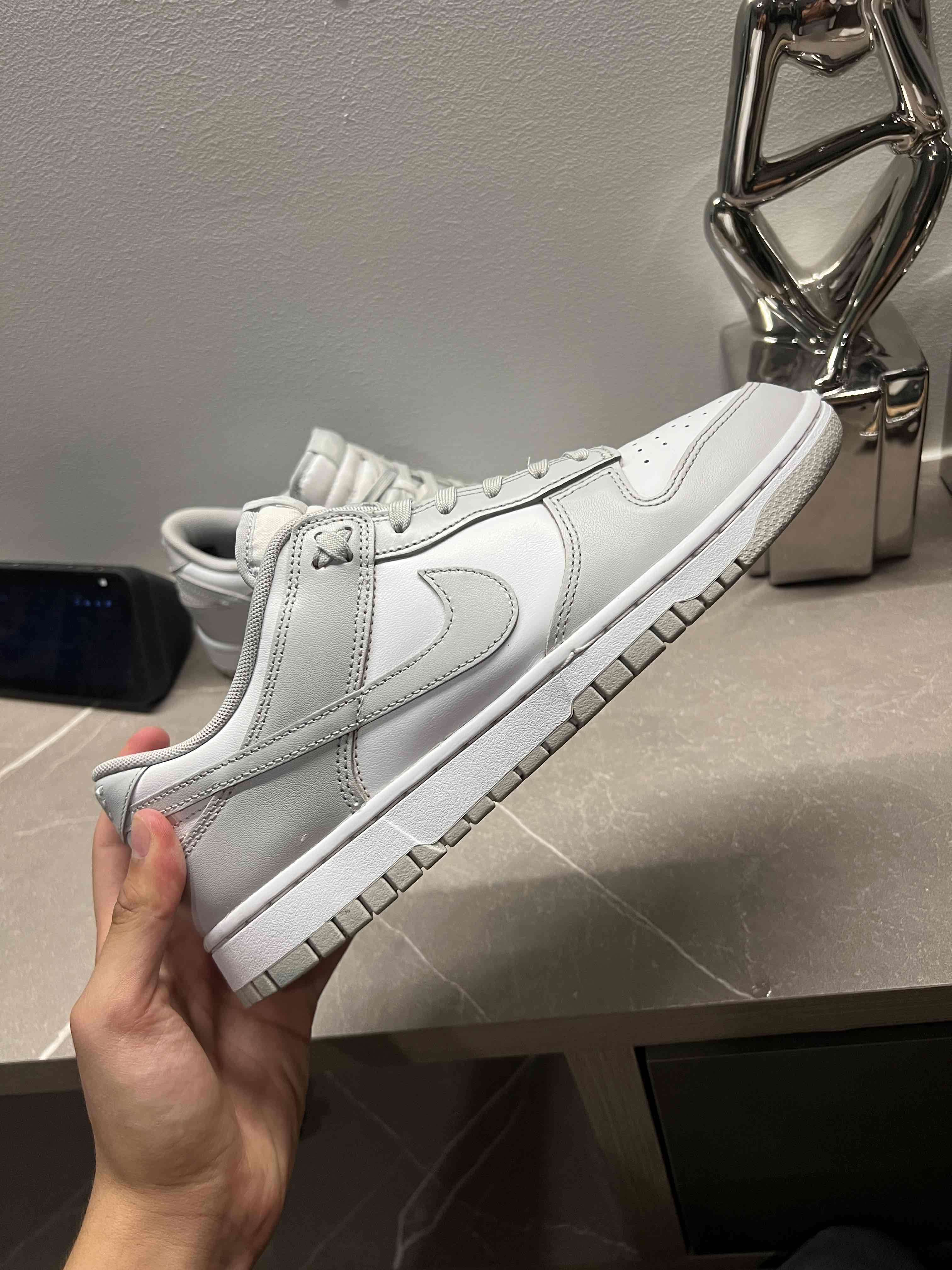 nike dunk low grey frog 9.5us - miniatura 6