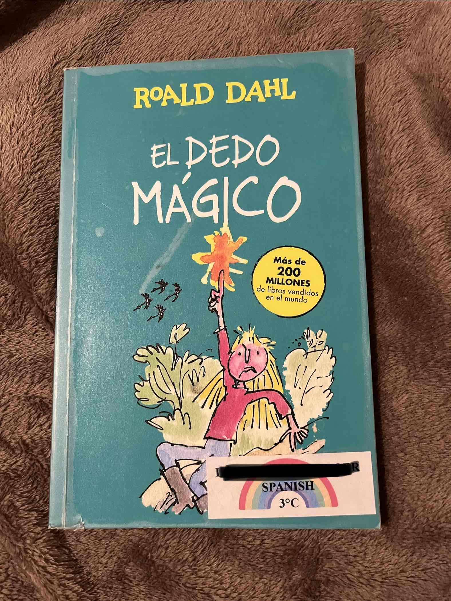 Libro 'El Dedo Mágico' Roald Dahl
