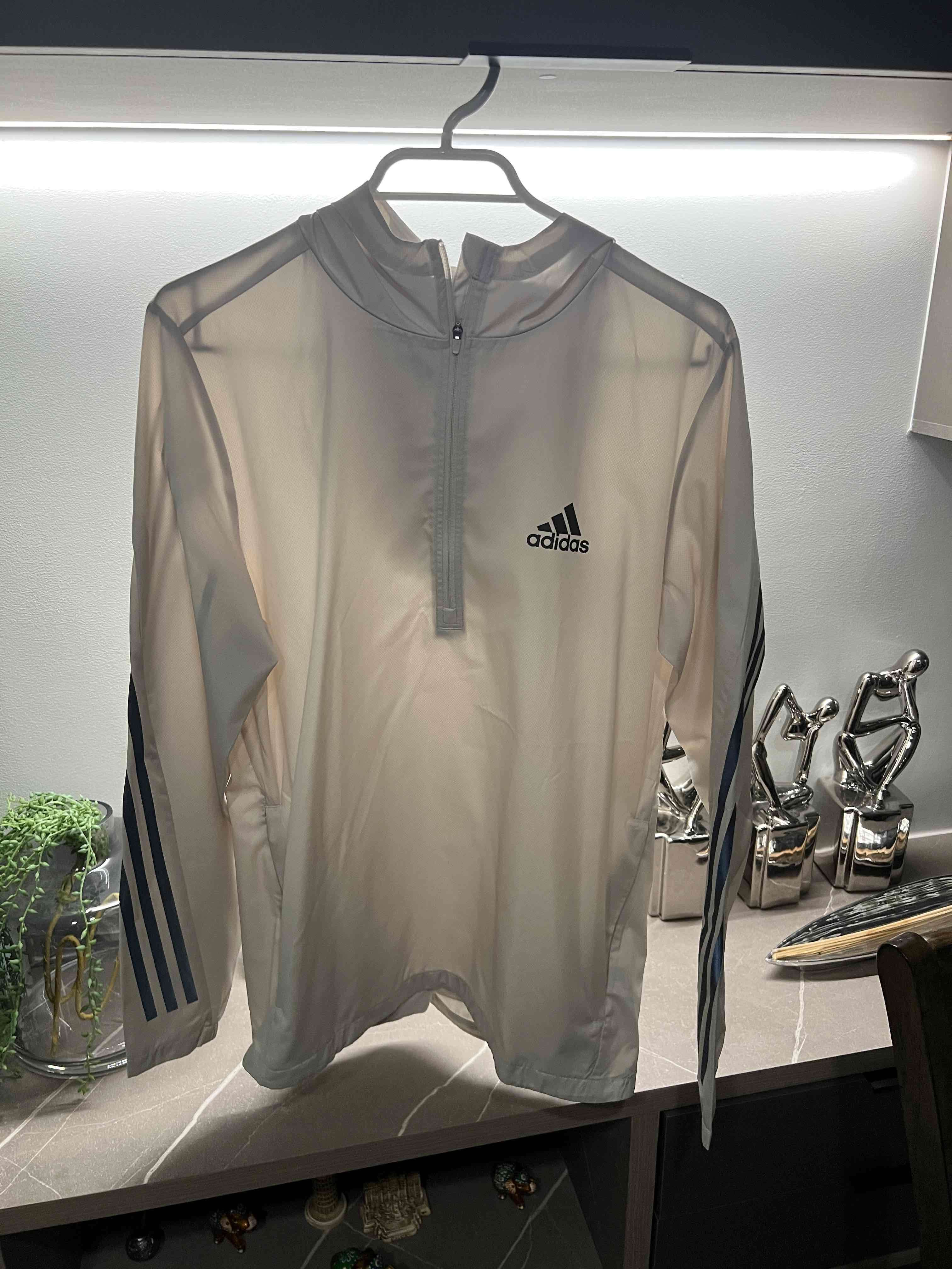 cortavientos adidas blanco talla s