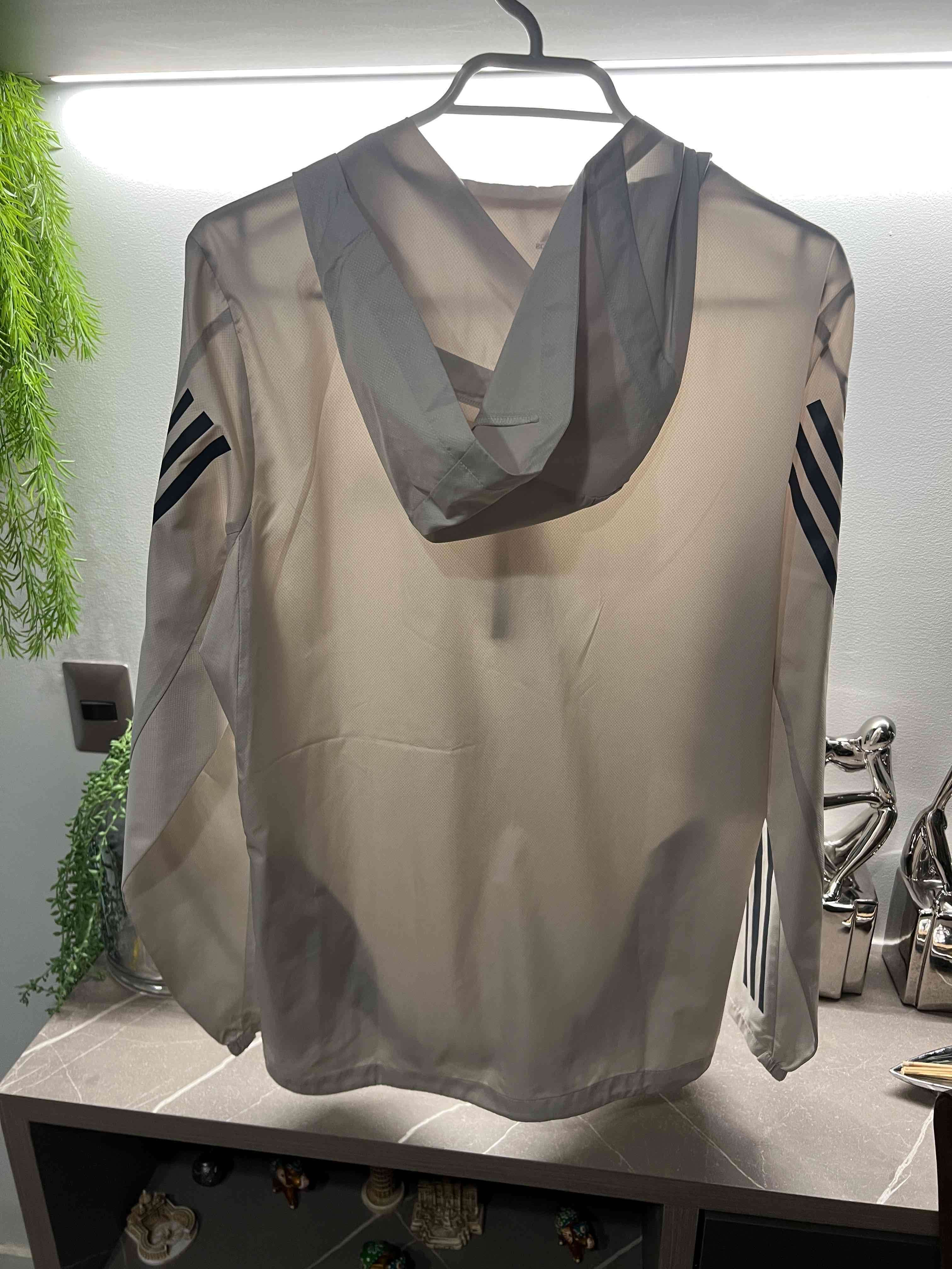 cortavientos adidas blanco talla s - miniatura 3