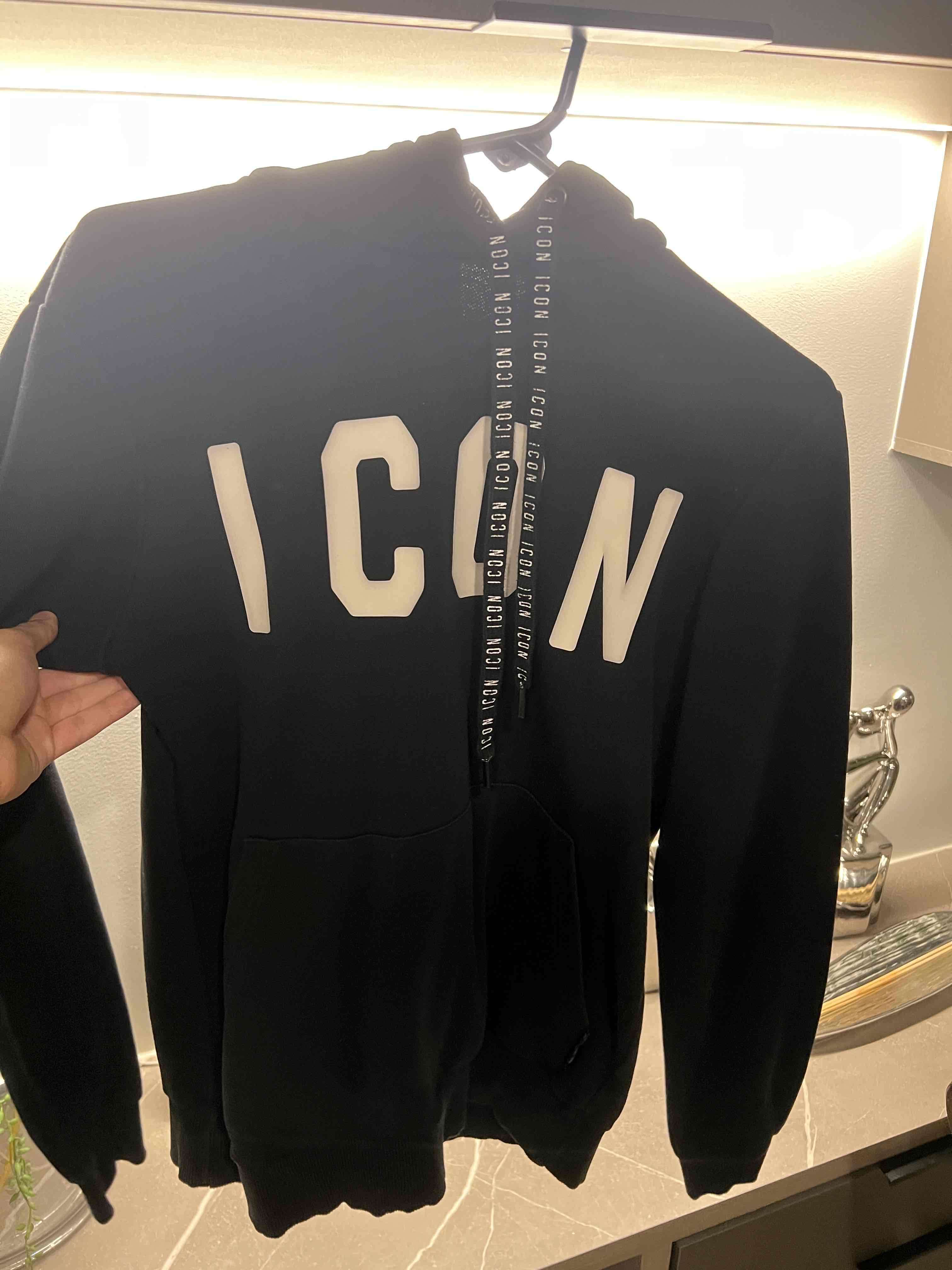 Polerón negro ICON talla M