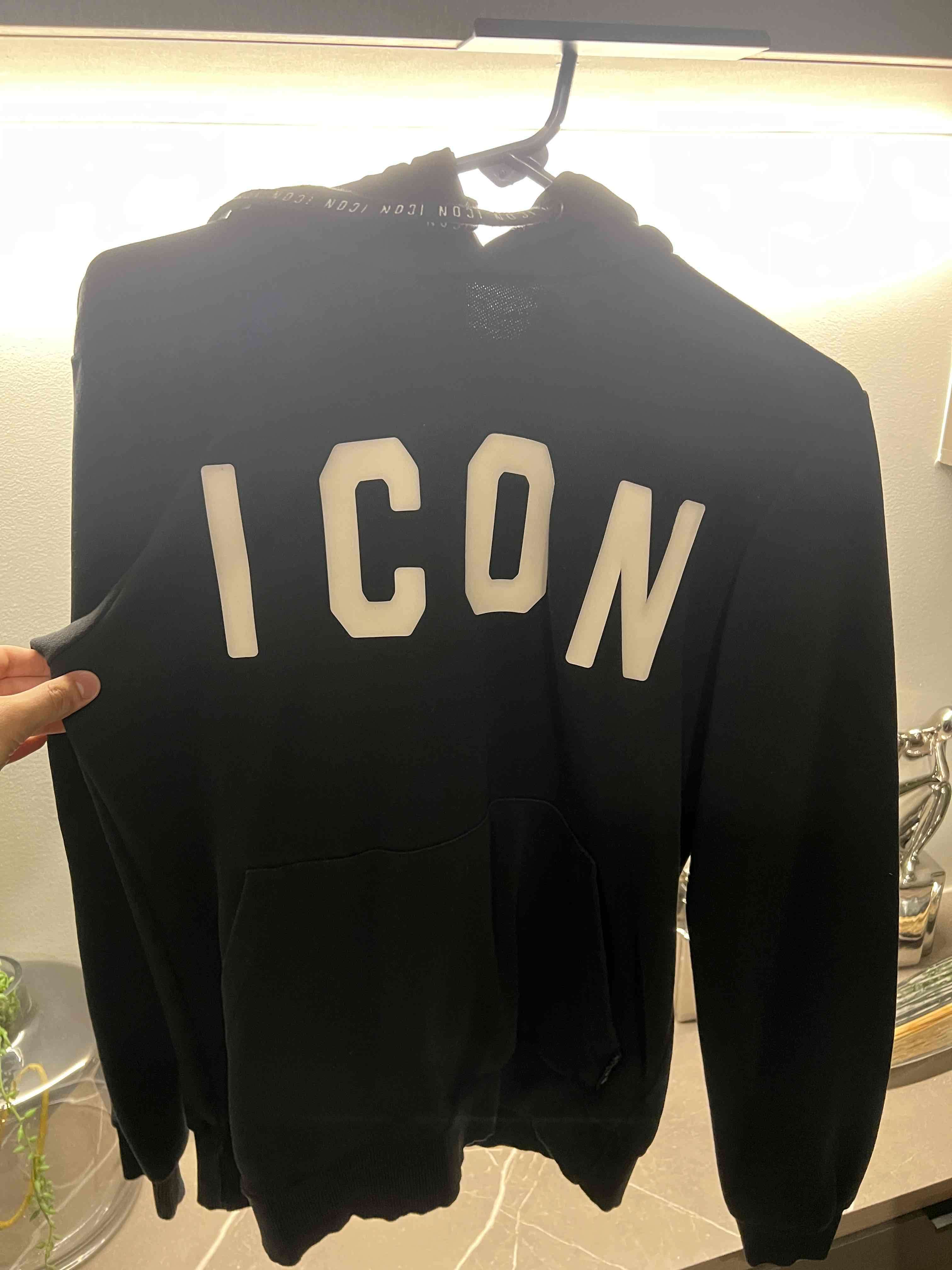 Polerón negro ICON talla M - miniatura 2