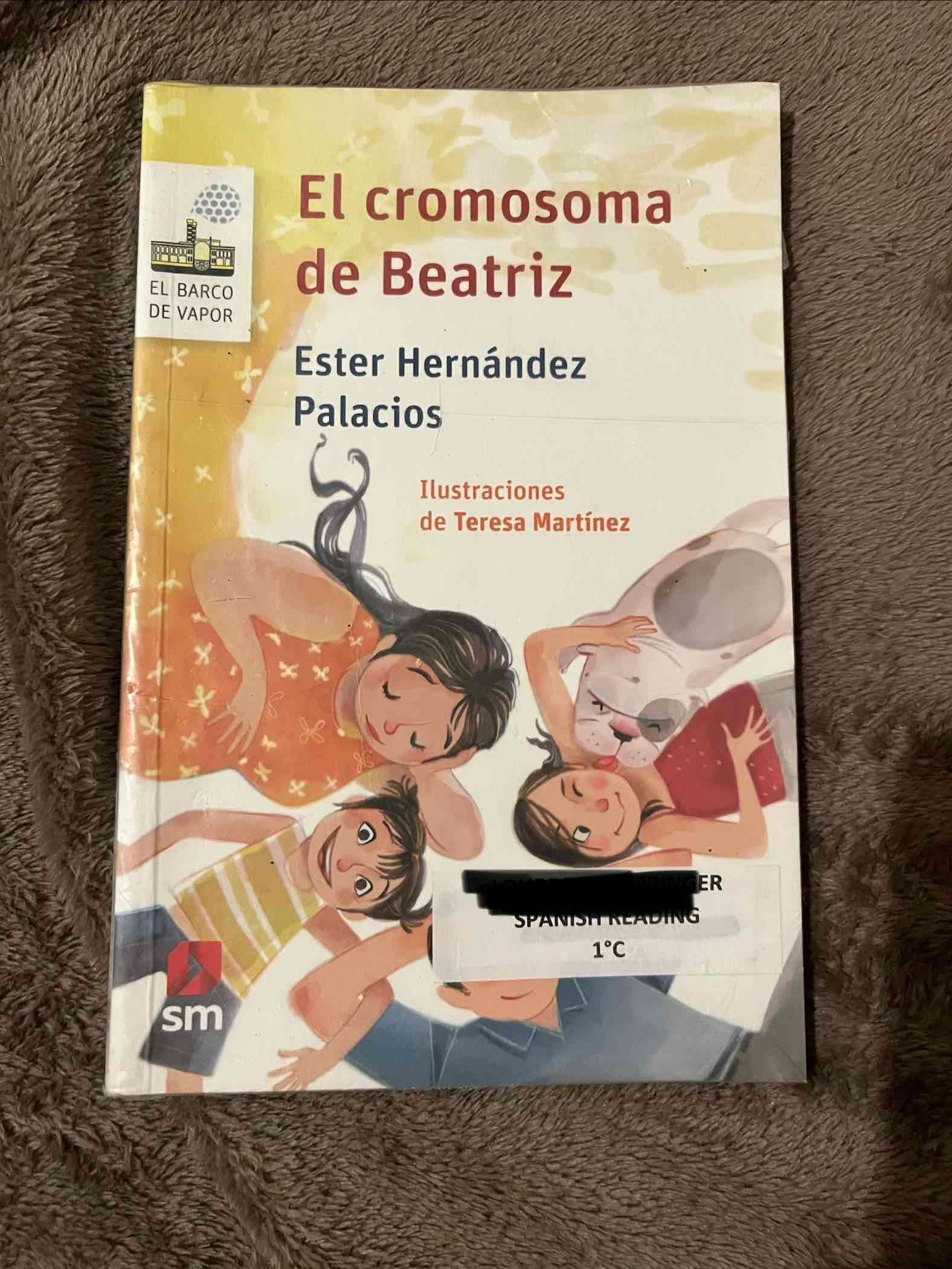 Libro El cromosoma de Beatriz