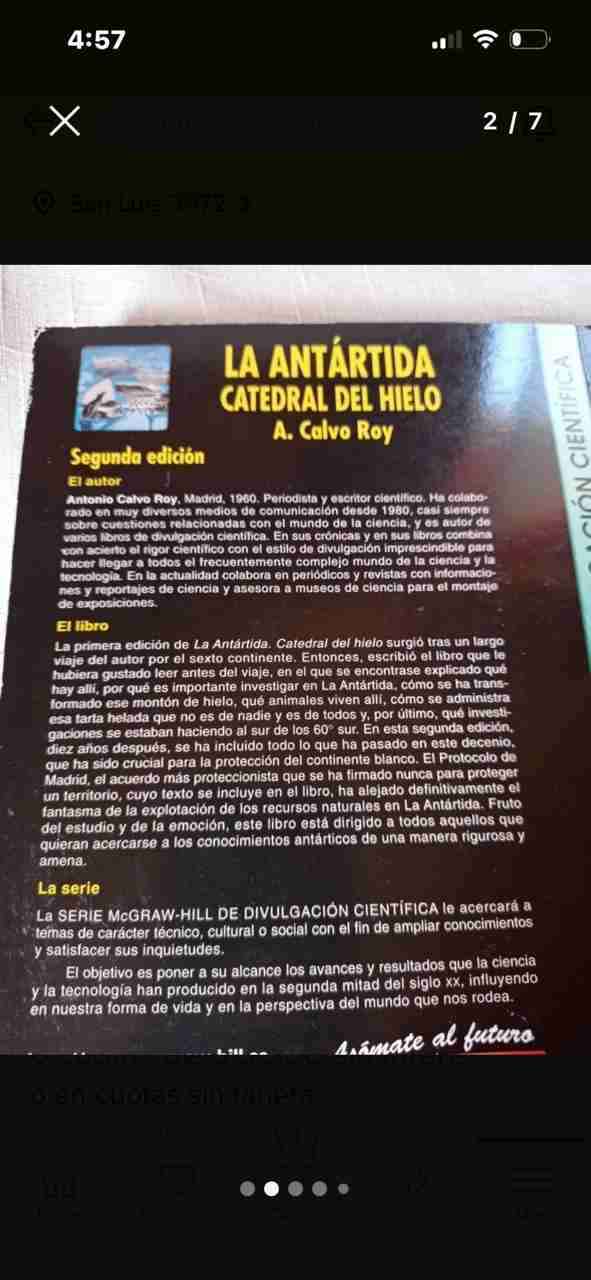 Libro La Antártida Catedral del Hielo - miniatura 5