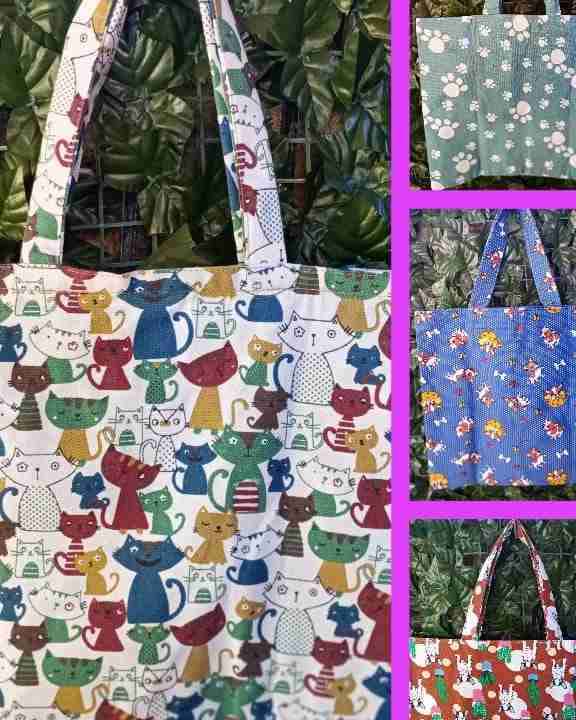 Bolsos estampados con cierre reutilizable