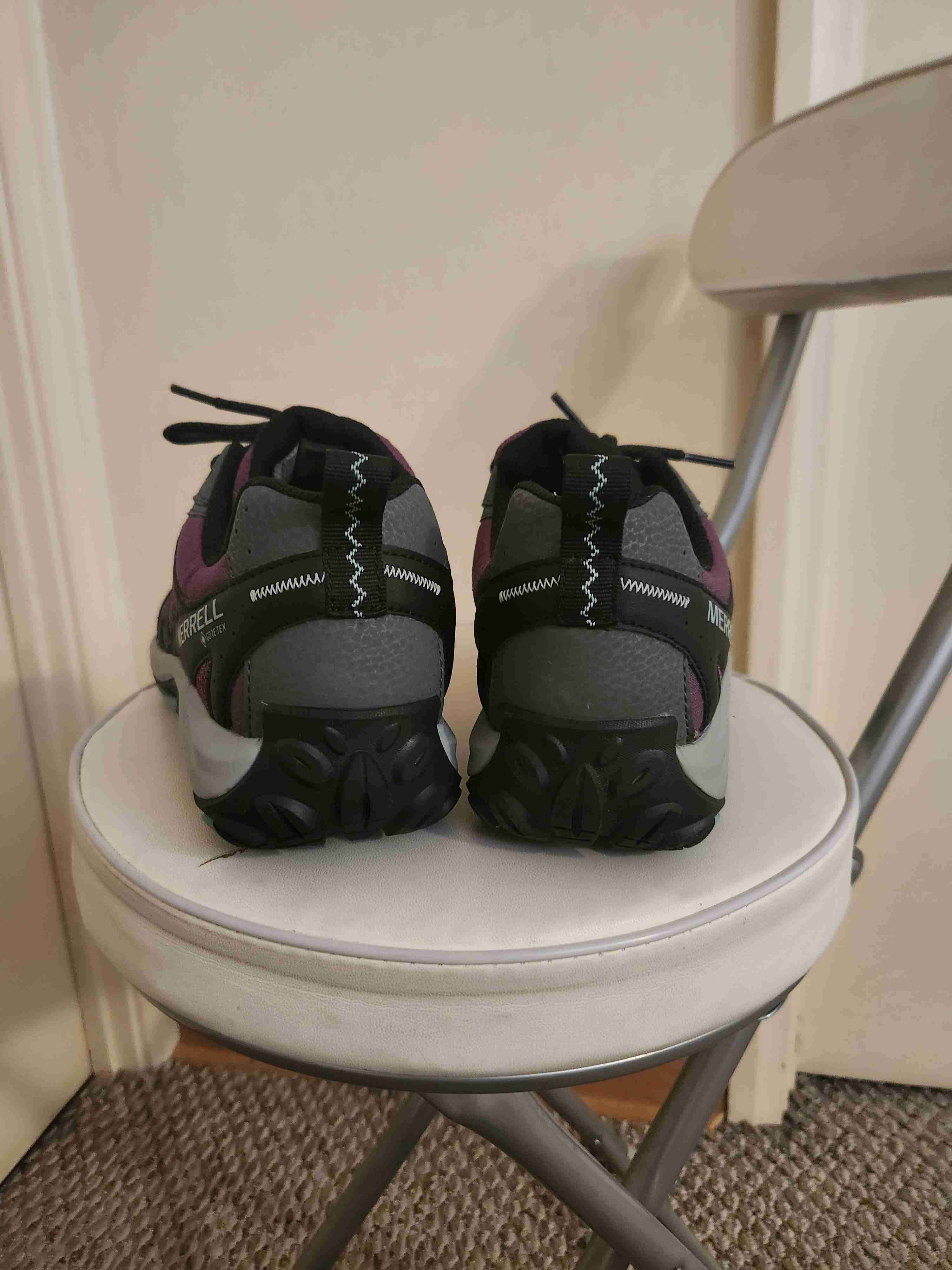 Zapatillas Merrell trekking gris y morado - miniatura 3