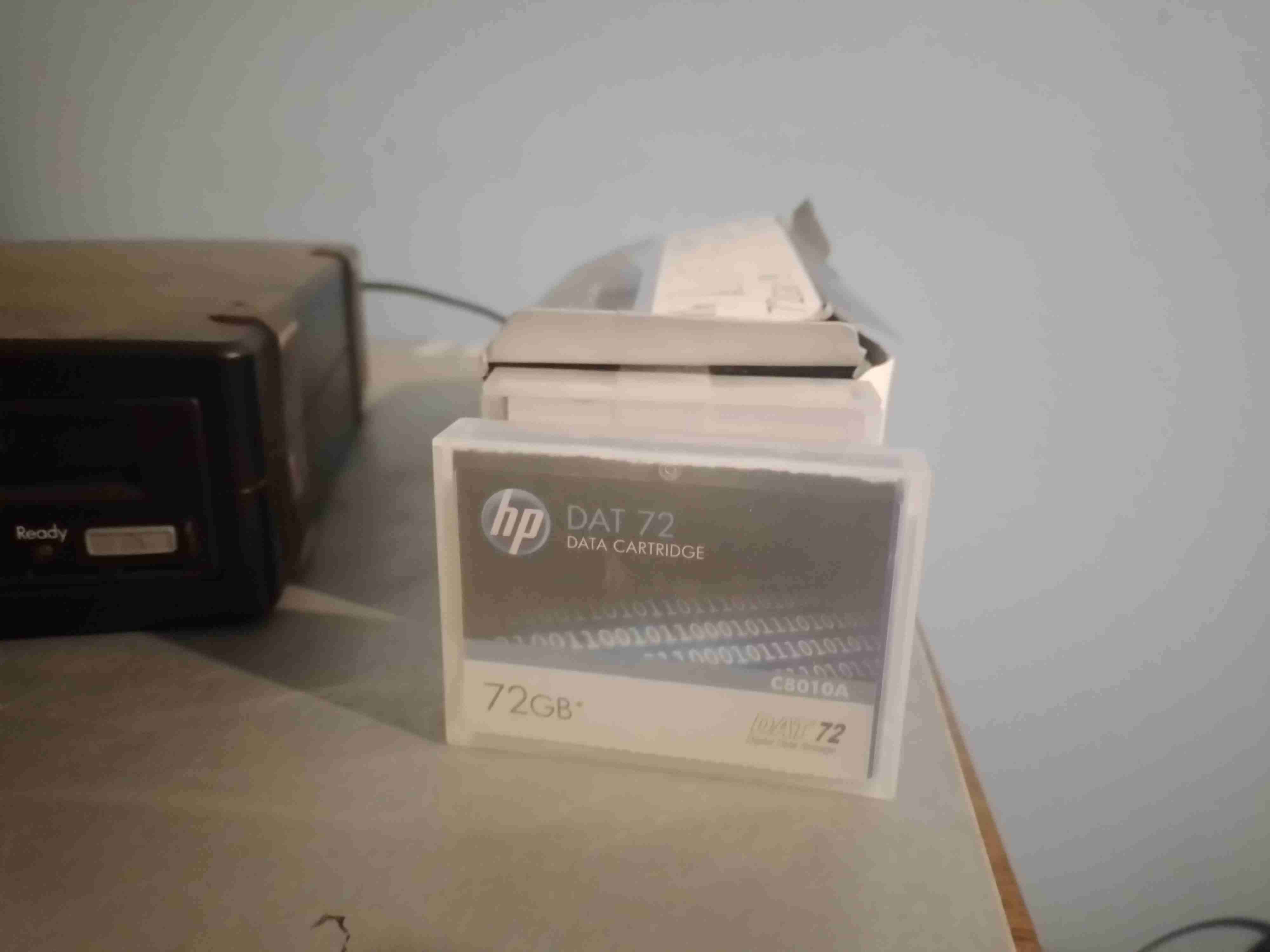 Cartucho de datos HP DAT 72