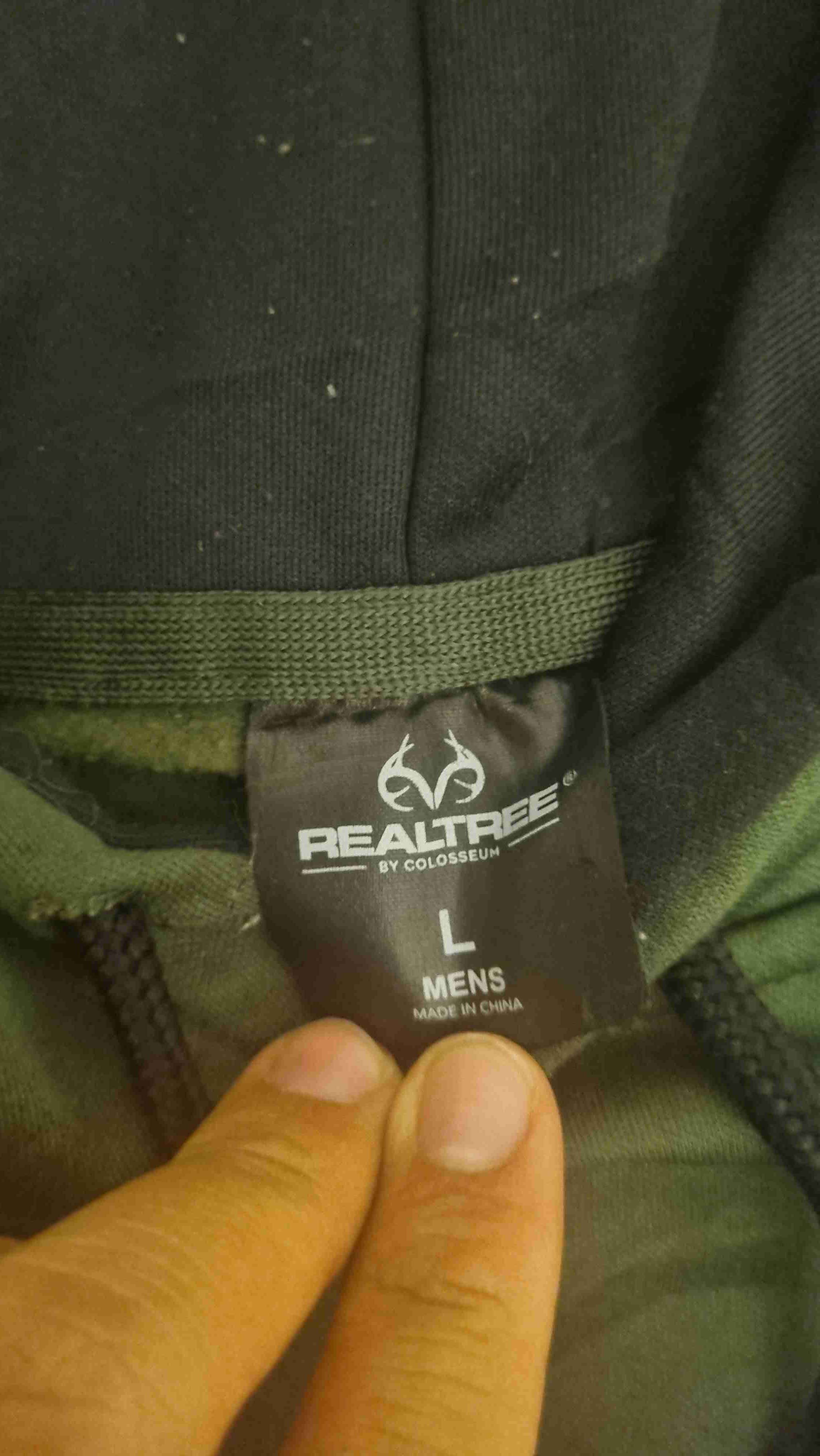 Polerón capucha Realtree verde - miniatura 3