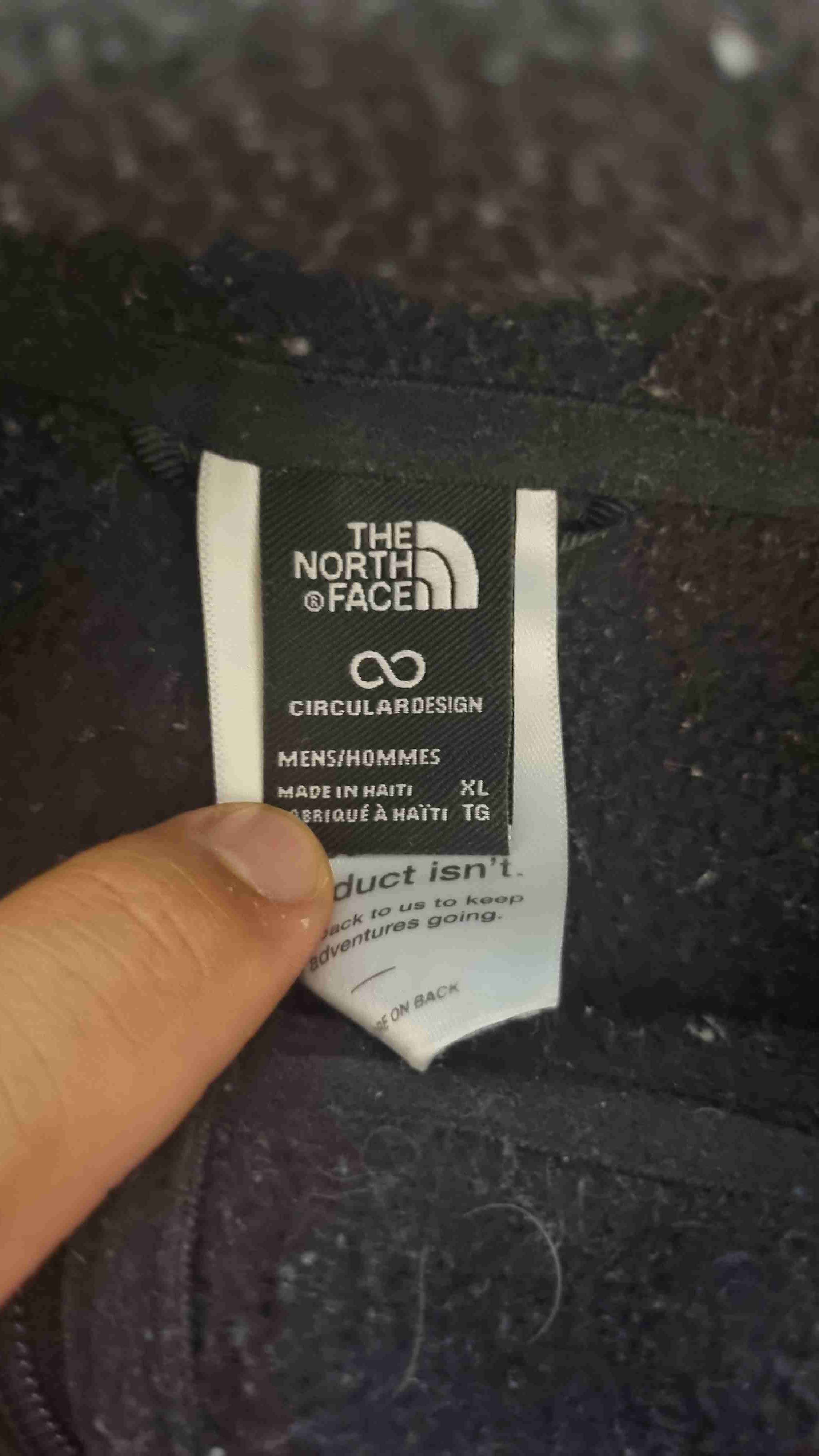 Polerón negro con cierre TNF - miniatura 3