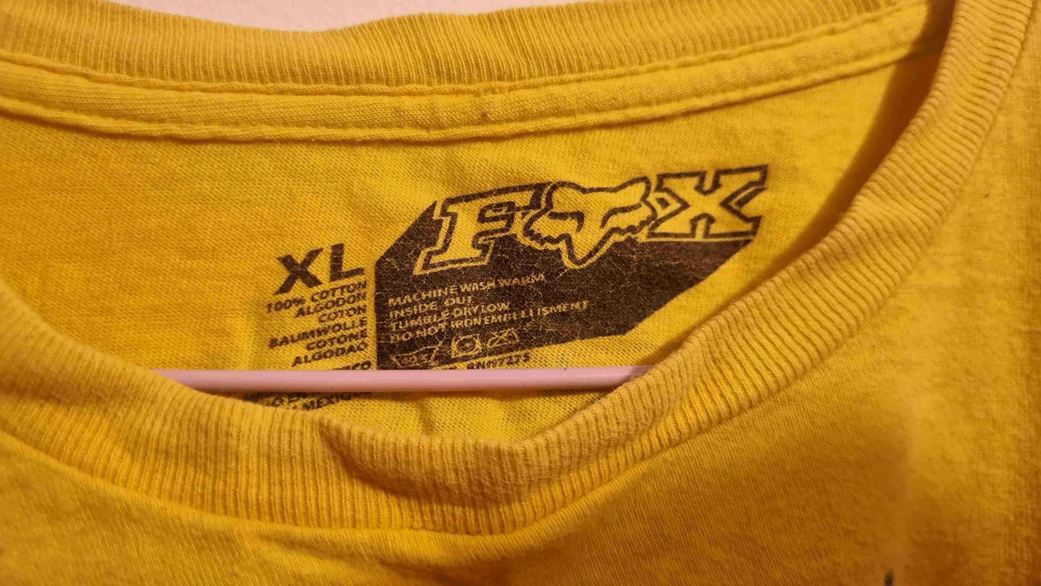 Polera amarilla con logo gráfico FOX - miniatura 2