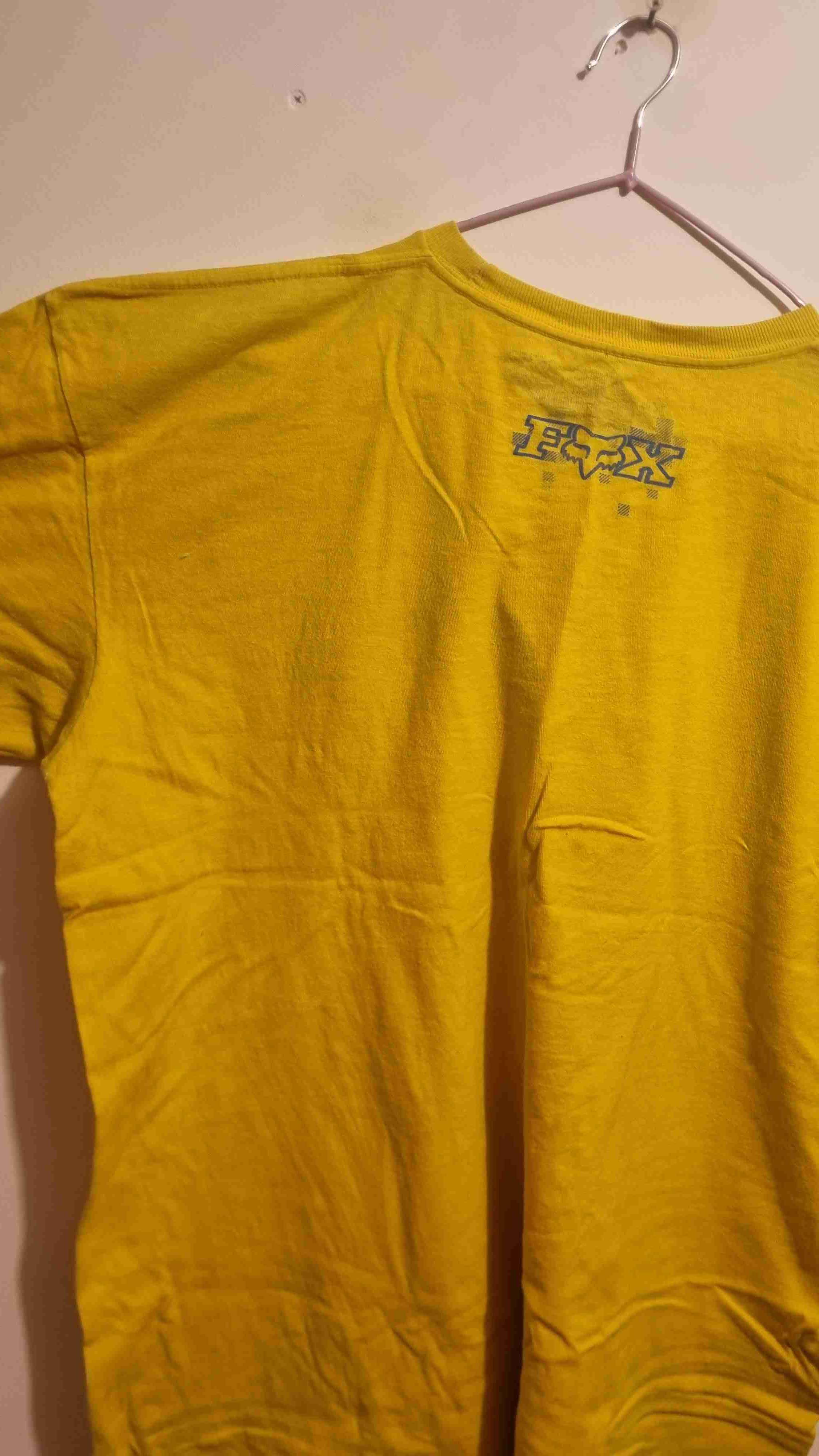Polera amarilla con logo gráfico FOX - miniatura 3
