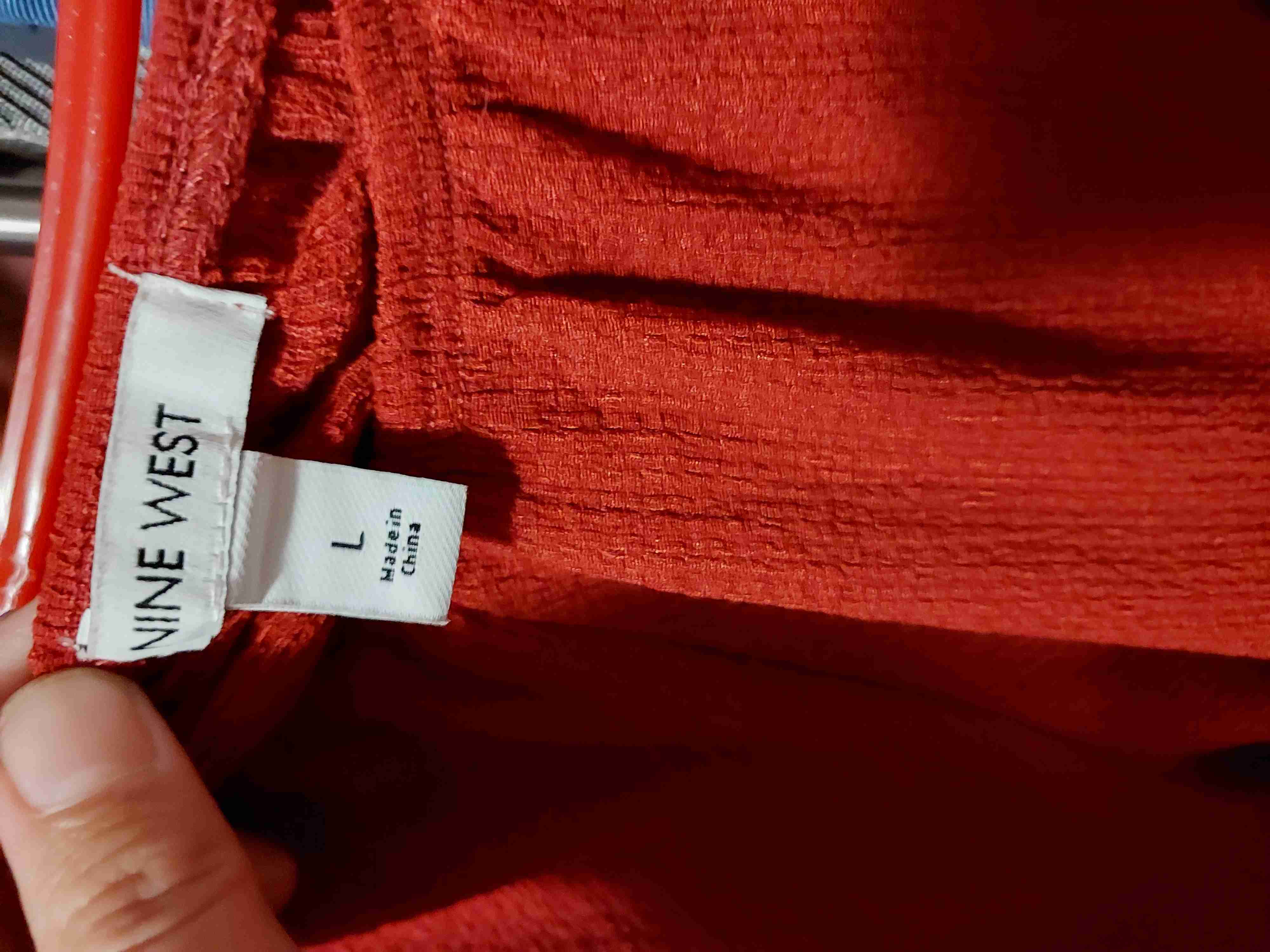 Blusa roja de algodón - miniatura 2