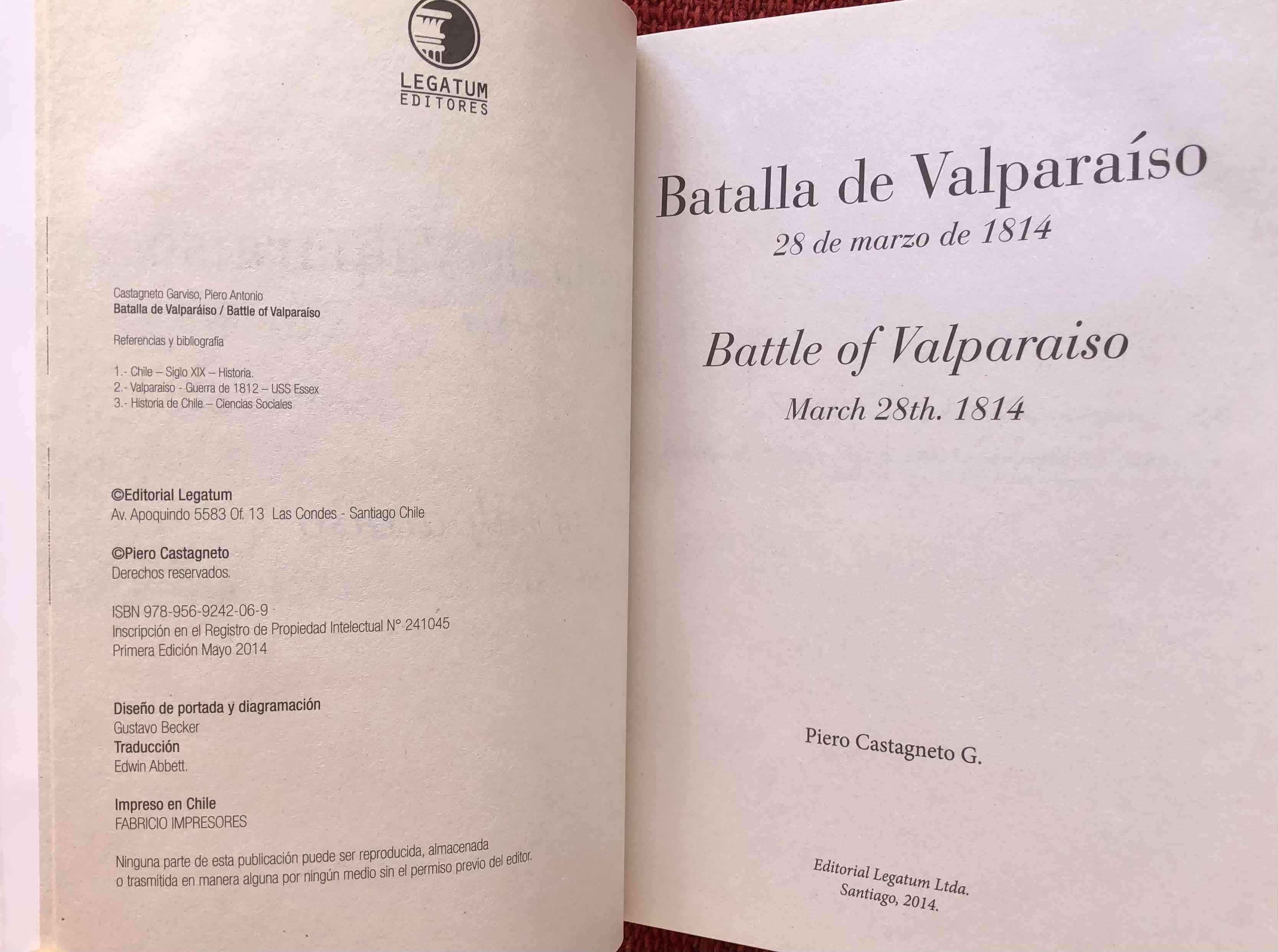 Libro Batalla de Valparaíso: 28 de marzo 1814 - miniatura 4