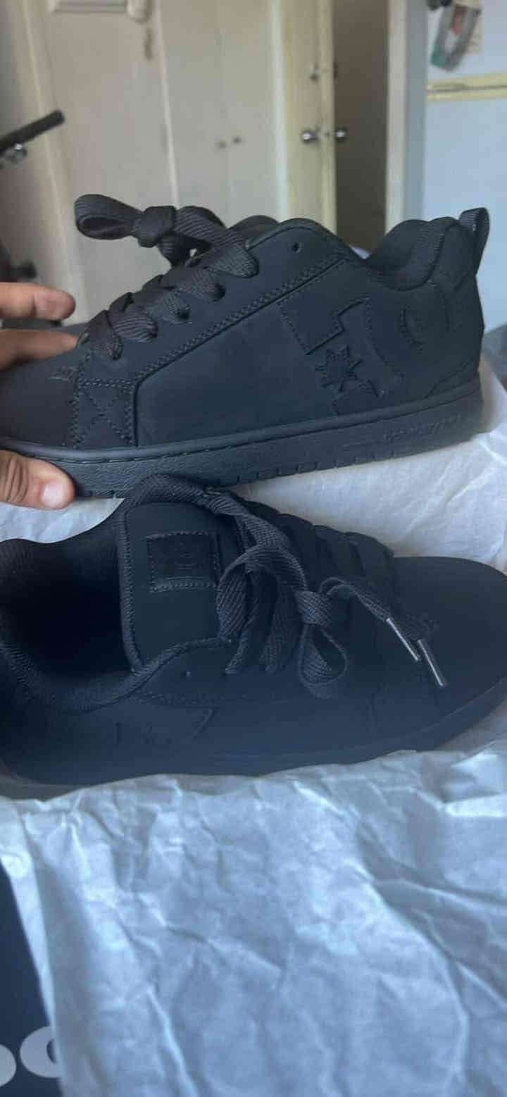 Zapatillas negras deportivas DC