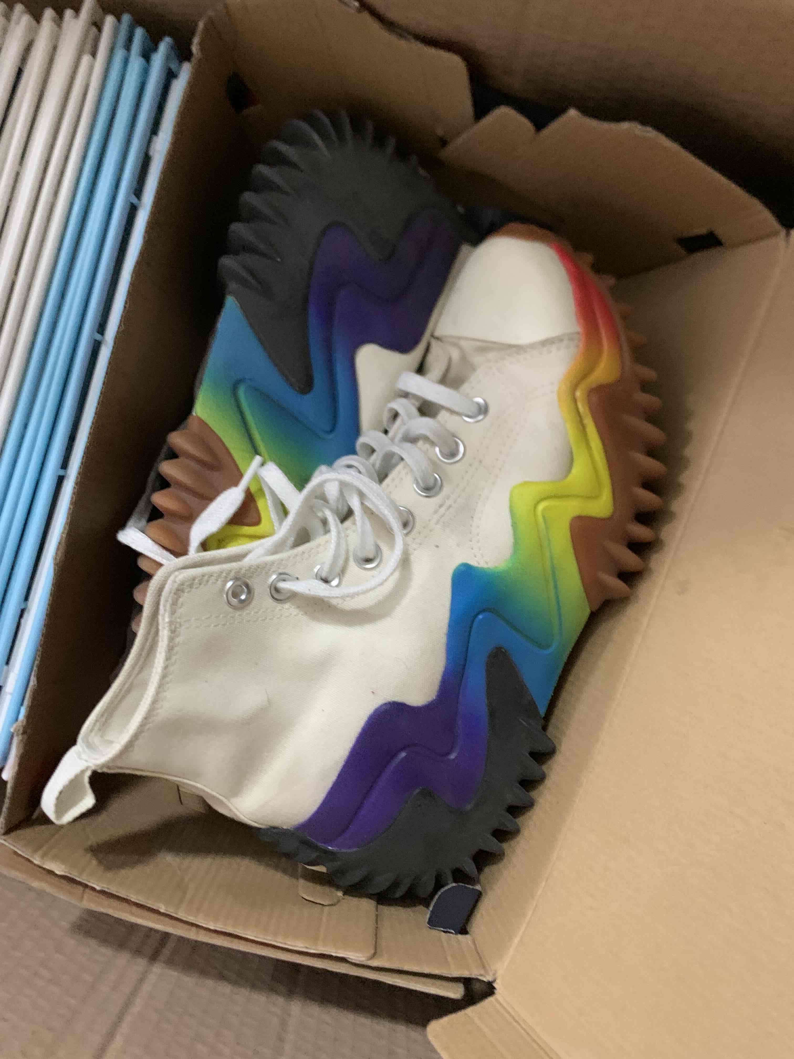 Zapatillas altas converse arcoíris