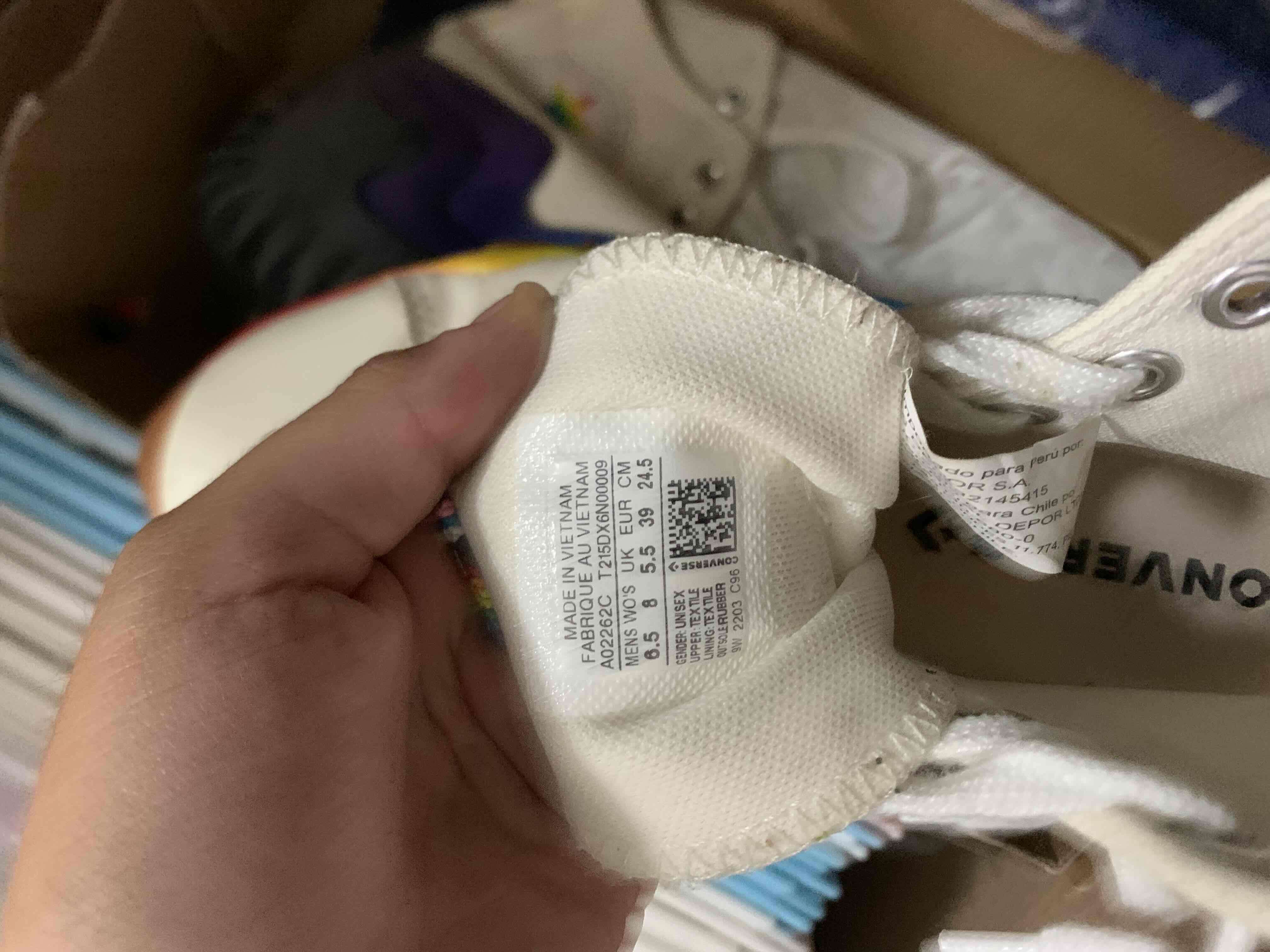 Zapatillas altas converse arcoíris - miniatura 2