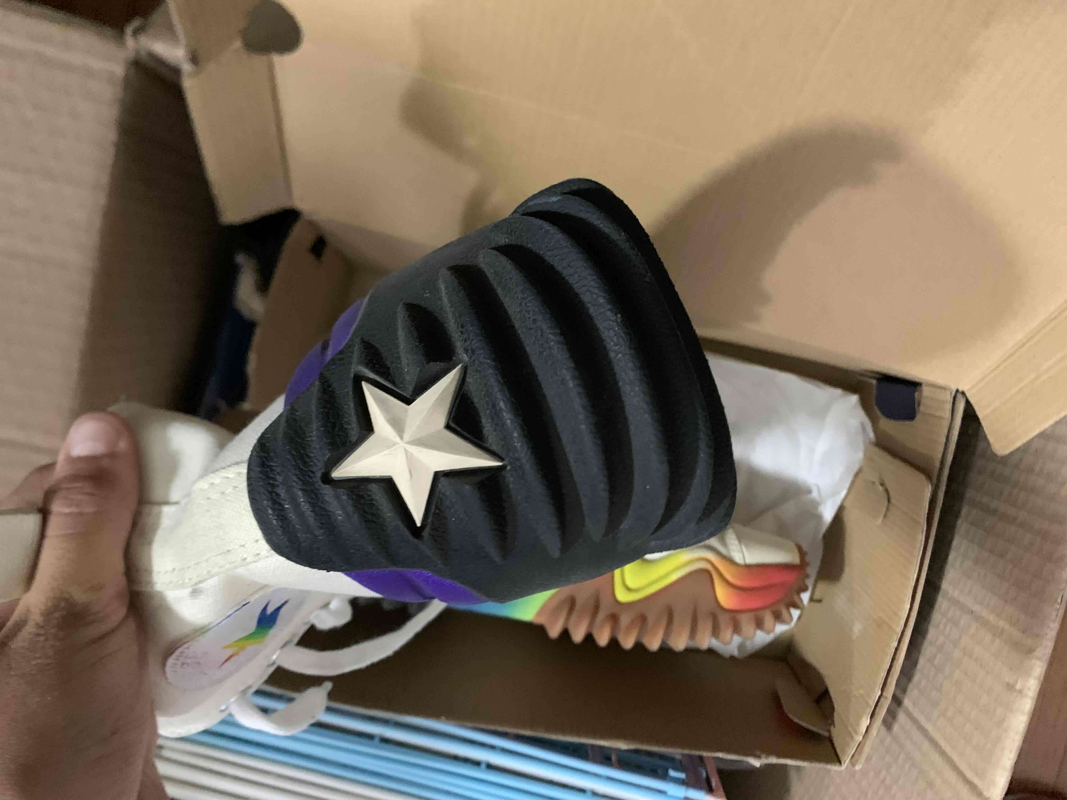 Zapatillas altas converse arcoíris - miniatura 4