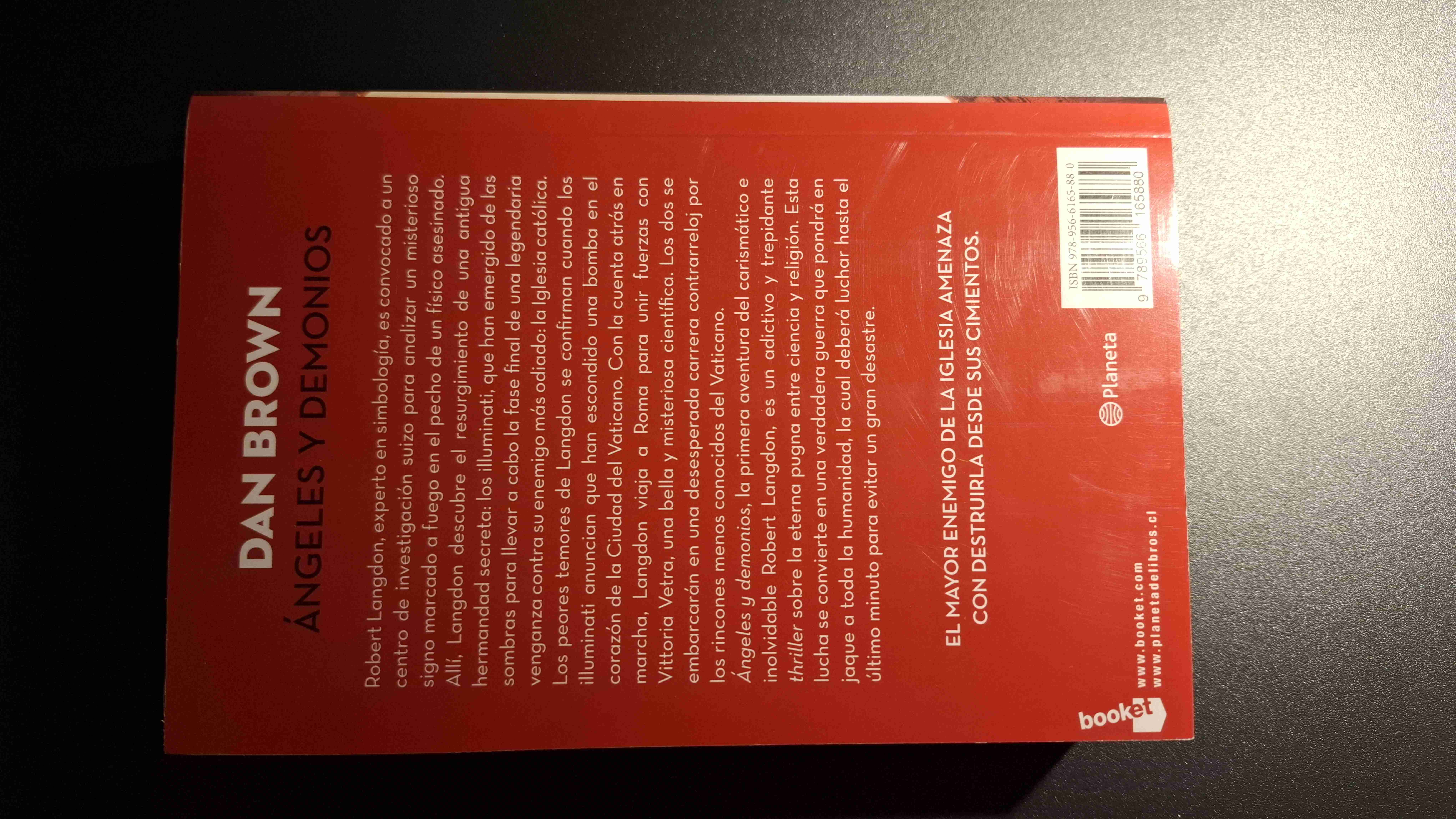 Libro Angeles y Demonios Dan Brown - miniatura 2