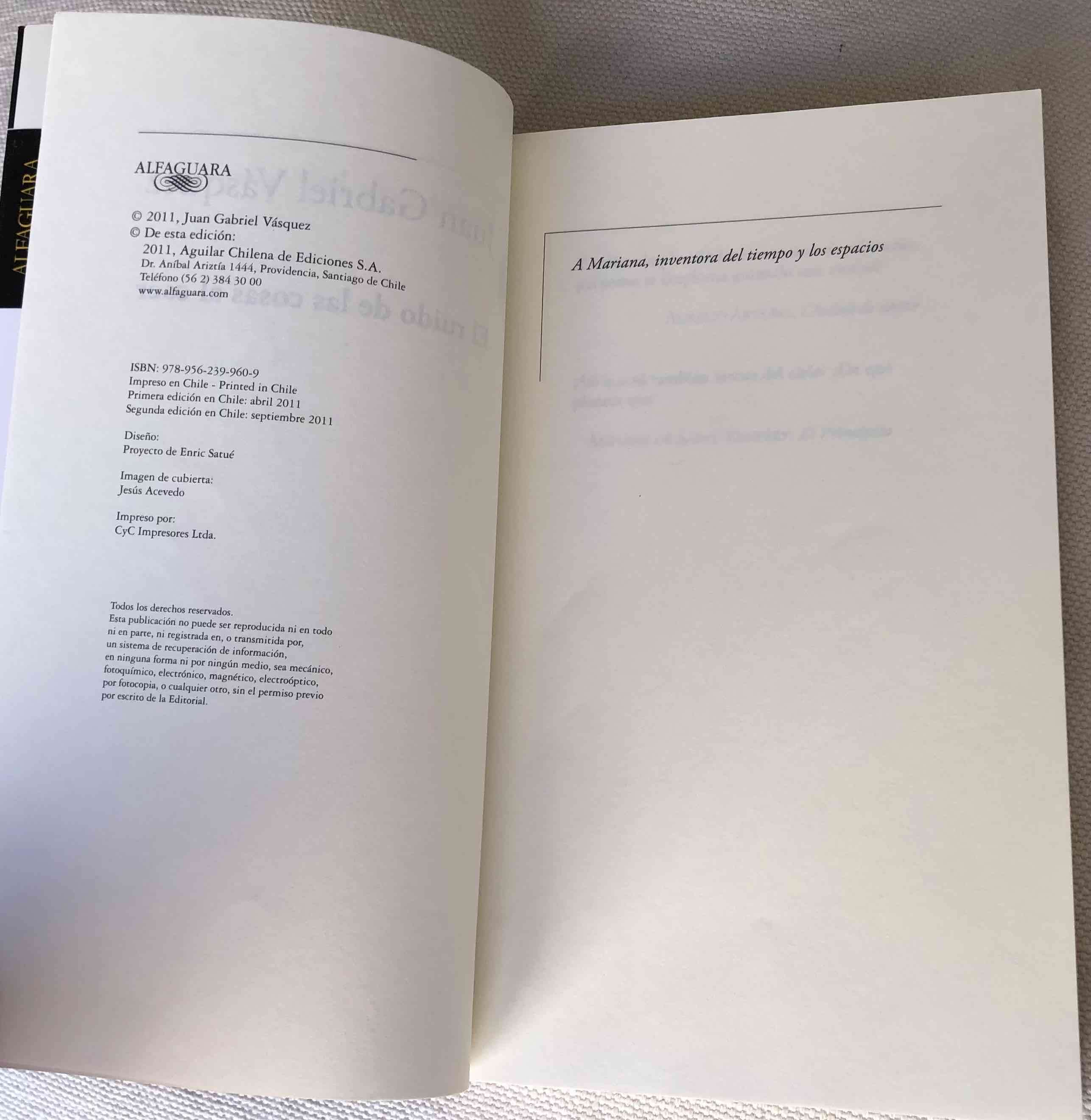 Libro 'El ruido de las cosas al caer' - miniatura 4