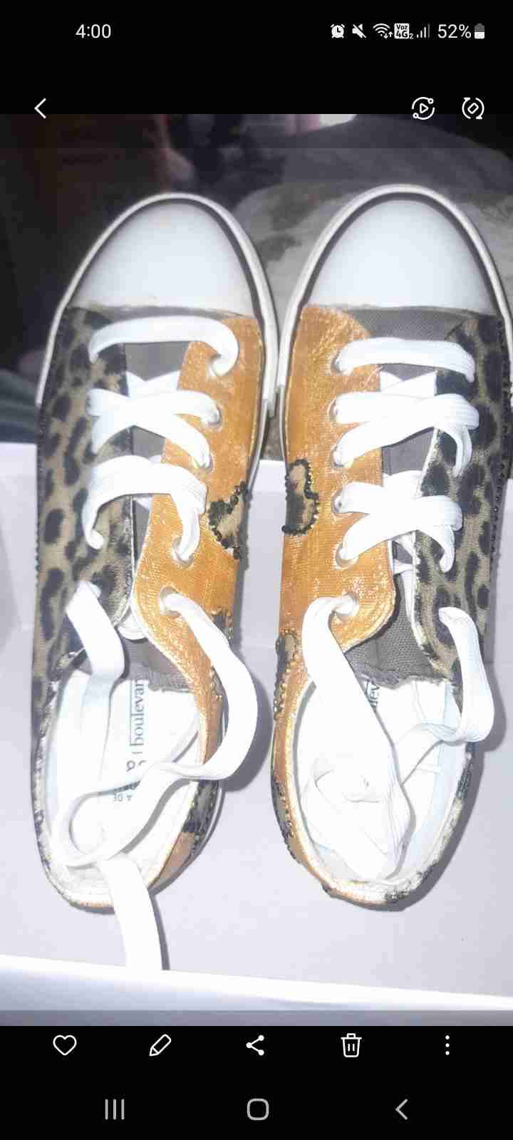 Zapatillas con diseño animal print
