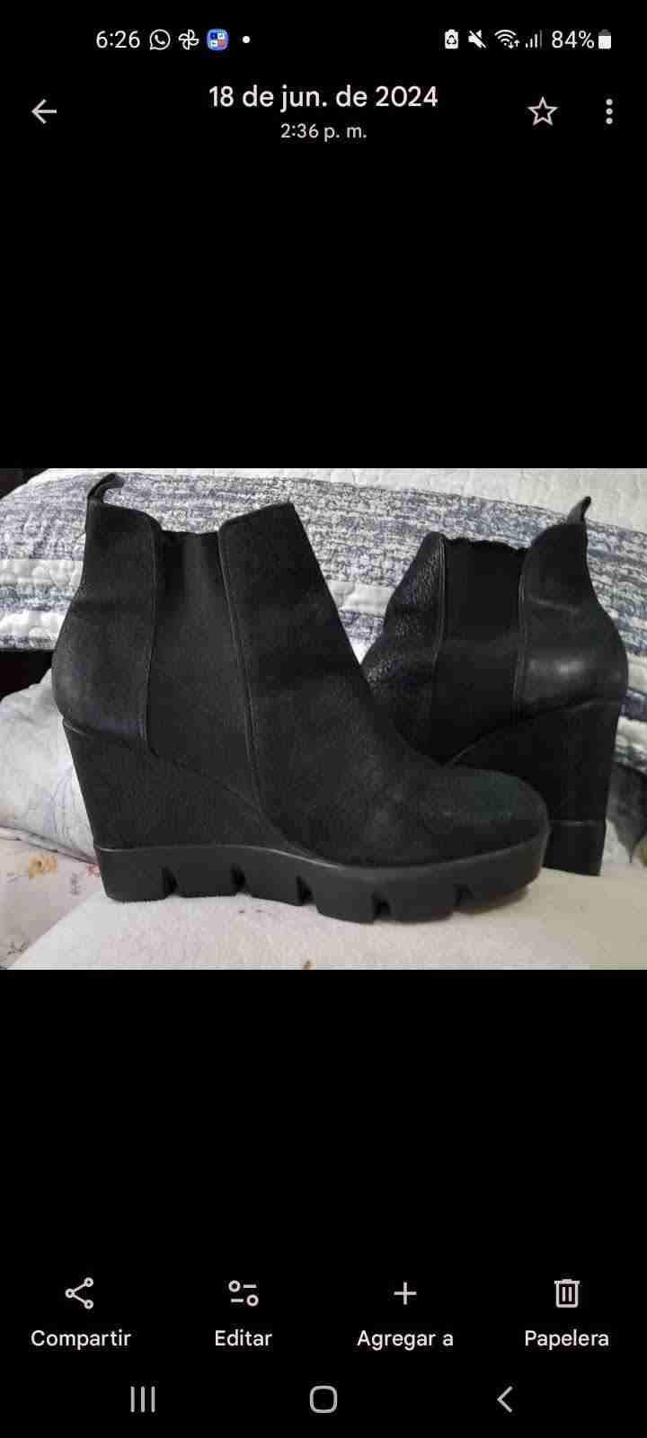 Abrigo negro de mujer - miniatura 6