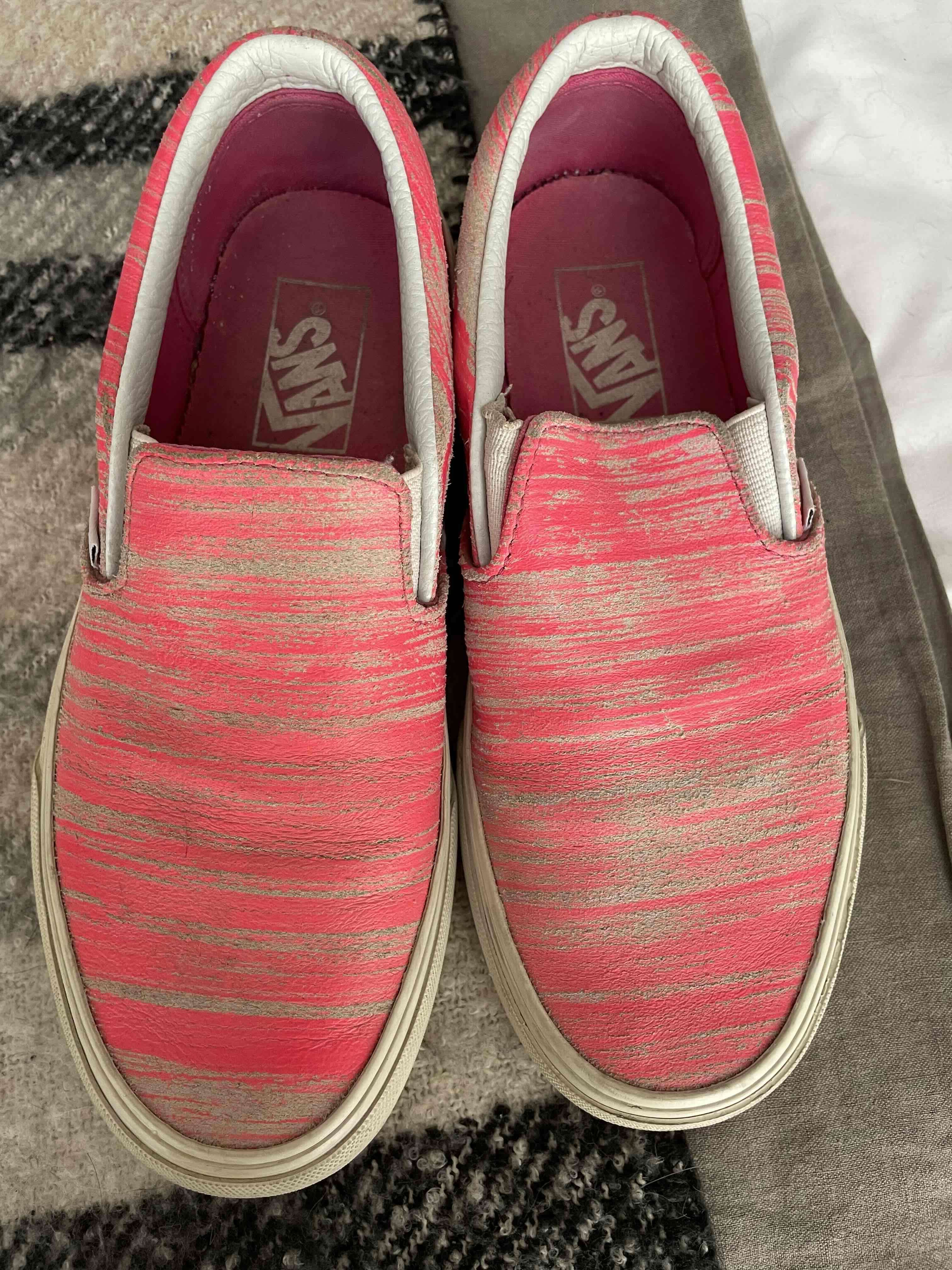 Zapatillas Vans rosadas estampadas