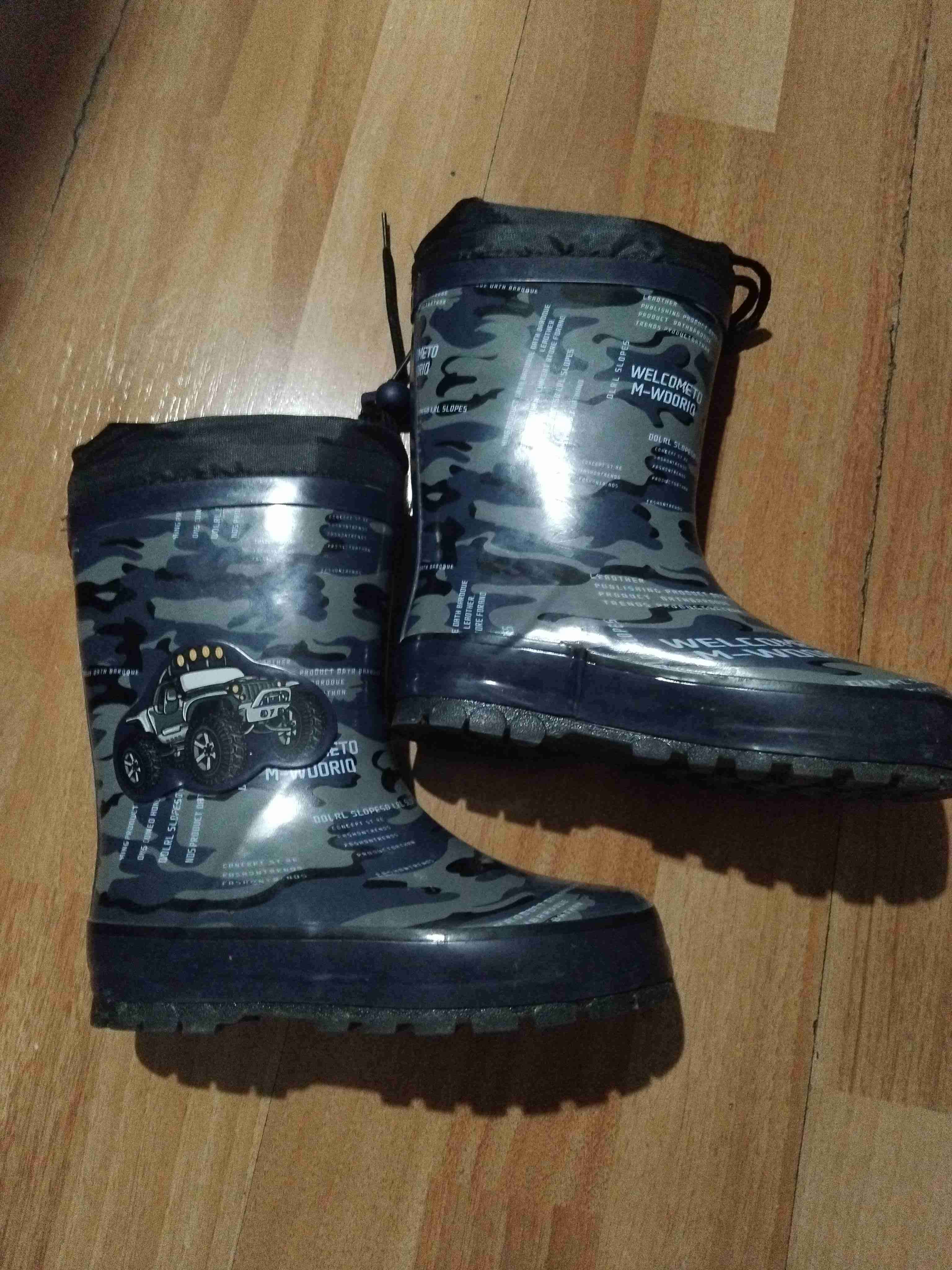 Botas impermeables infantiles camufladas - miniatura 2
