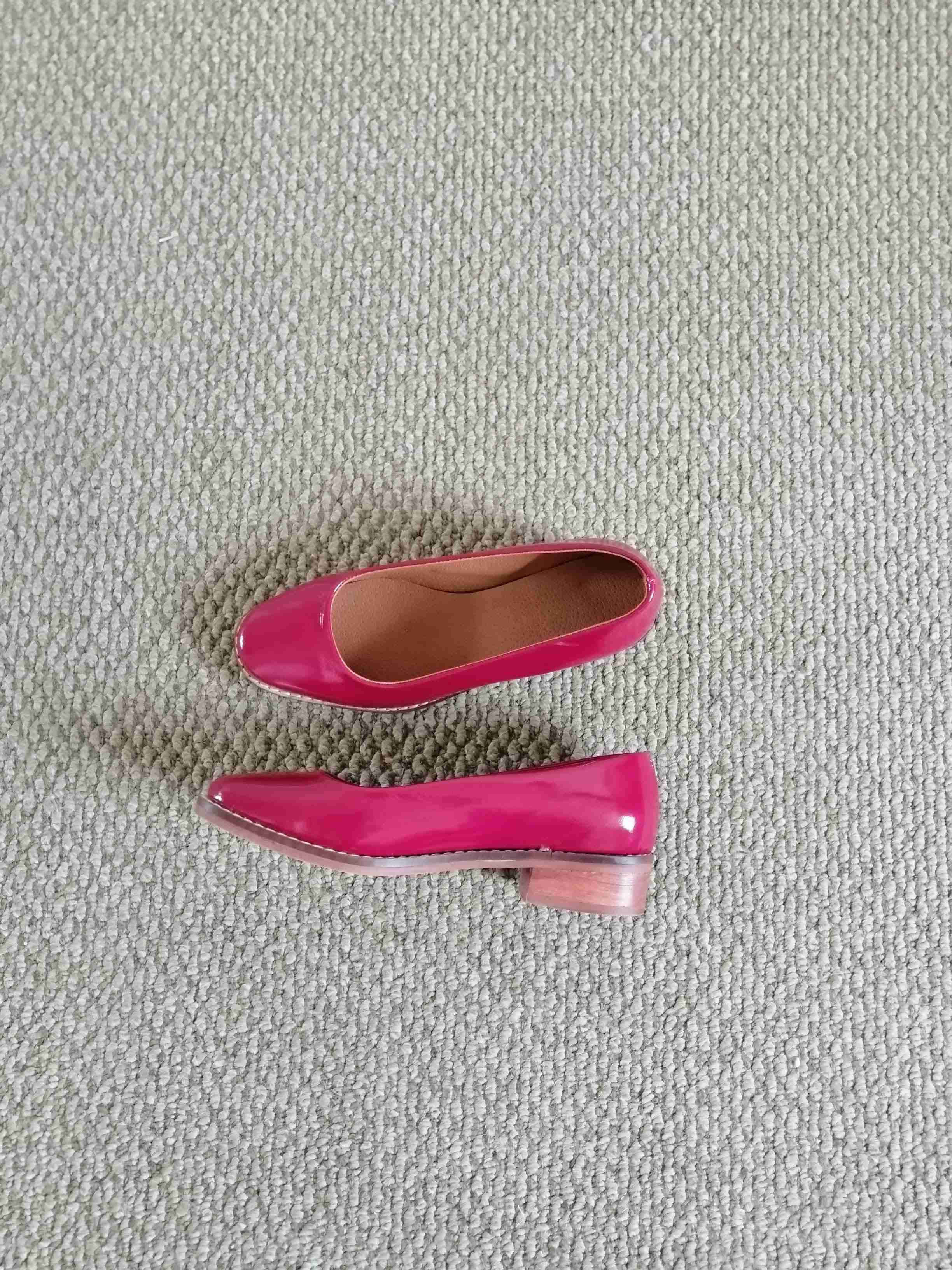 Zapatos rojos  charol mujer