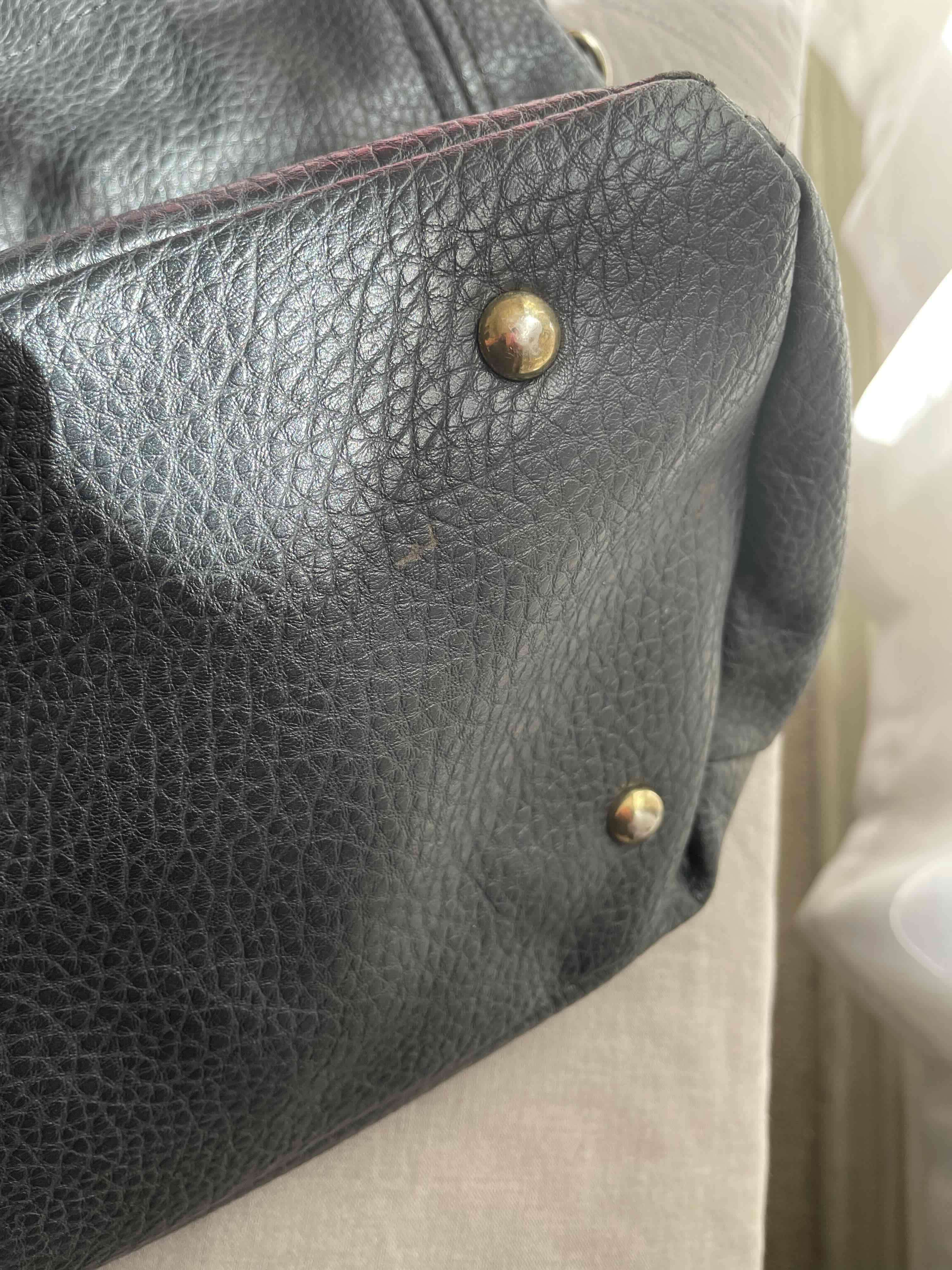 Cartera negra cuero - miniatura 2