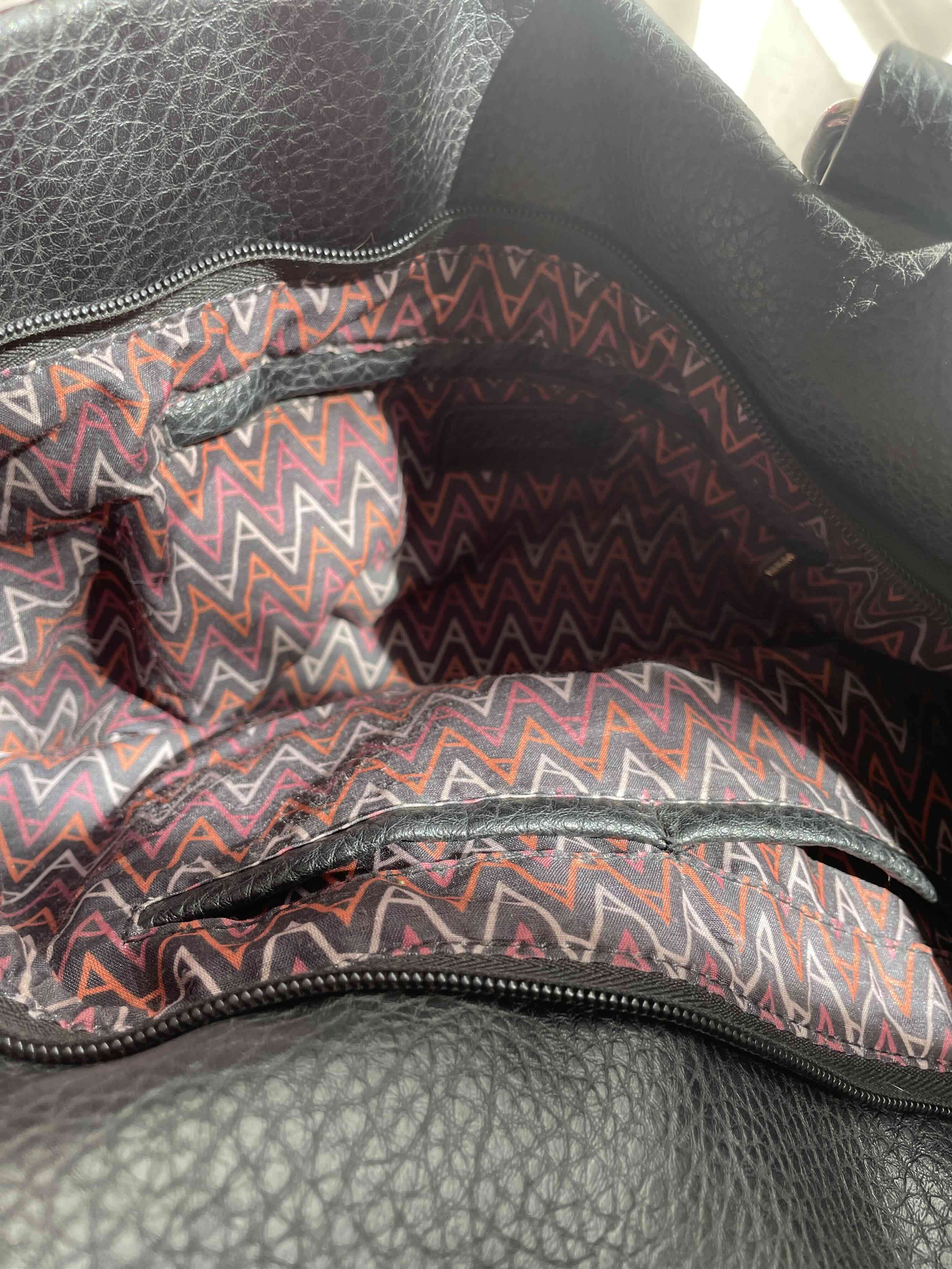 Cartera negra cuero - miniatura 3