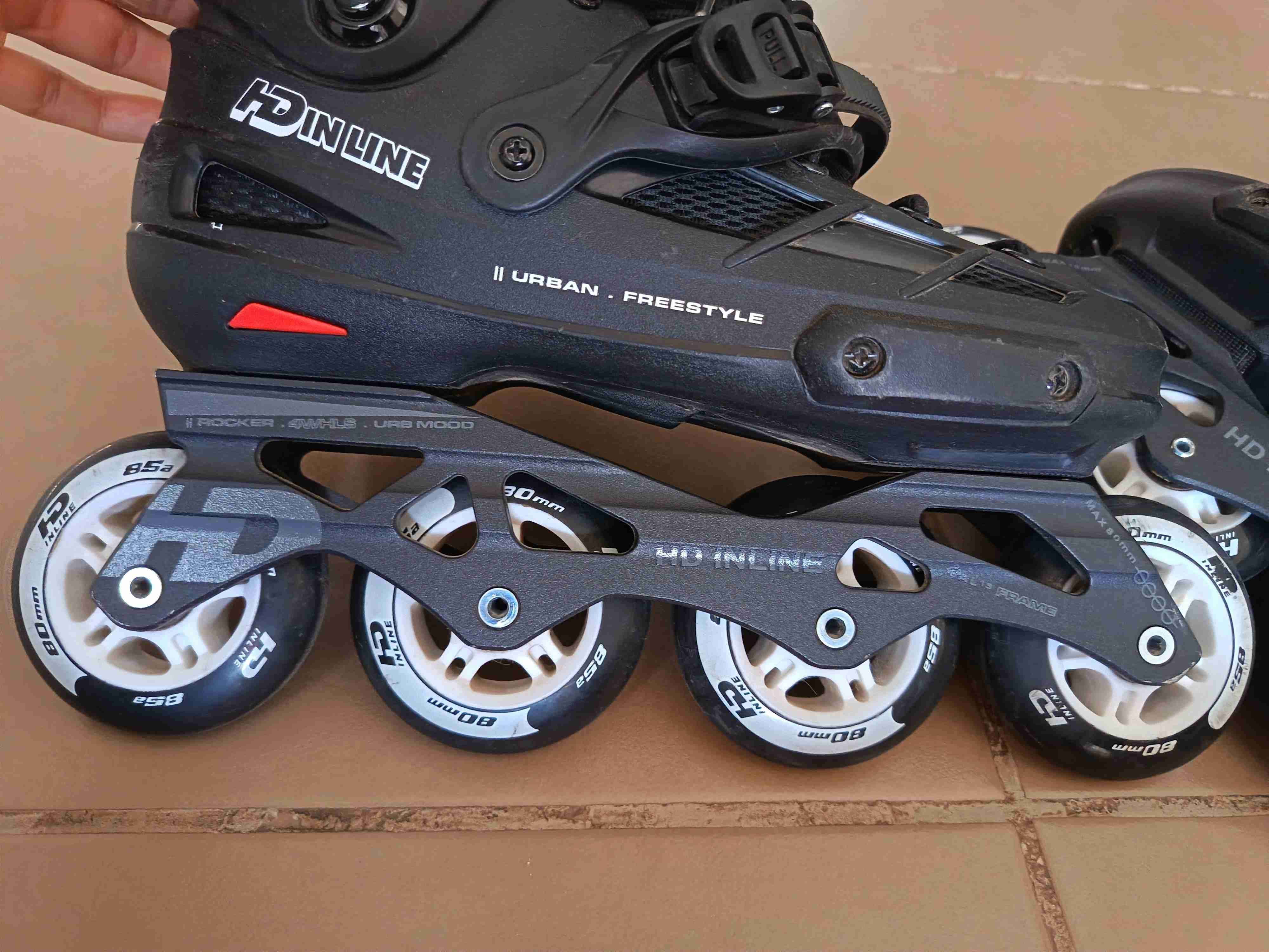 Patines negros HD incline ll urban free style