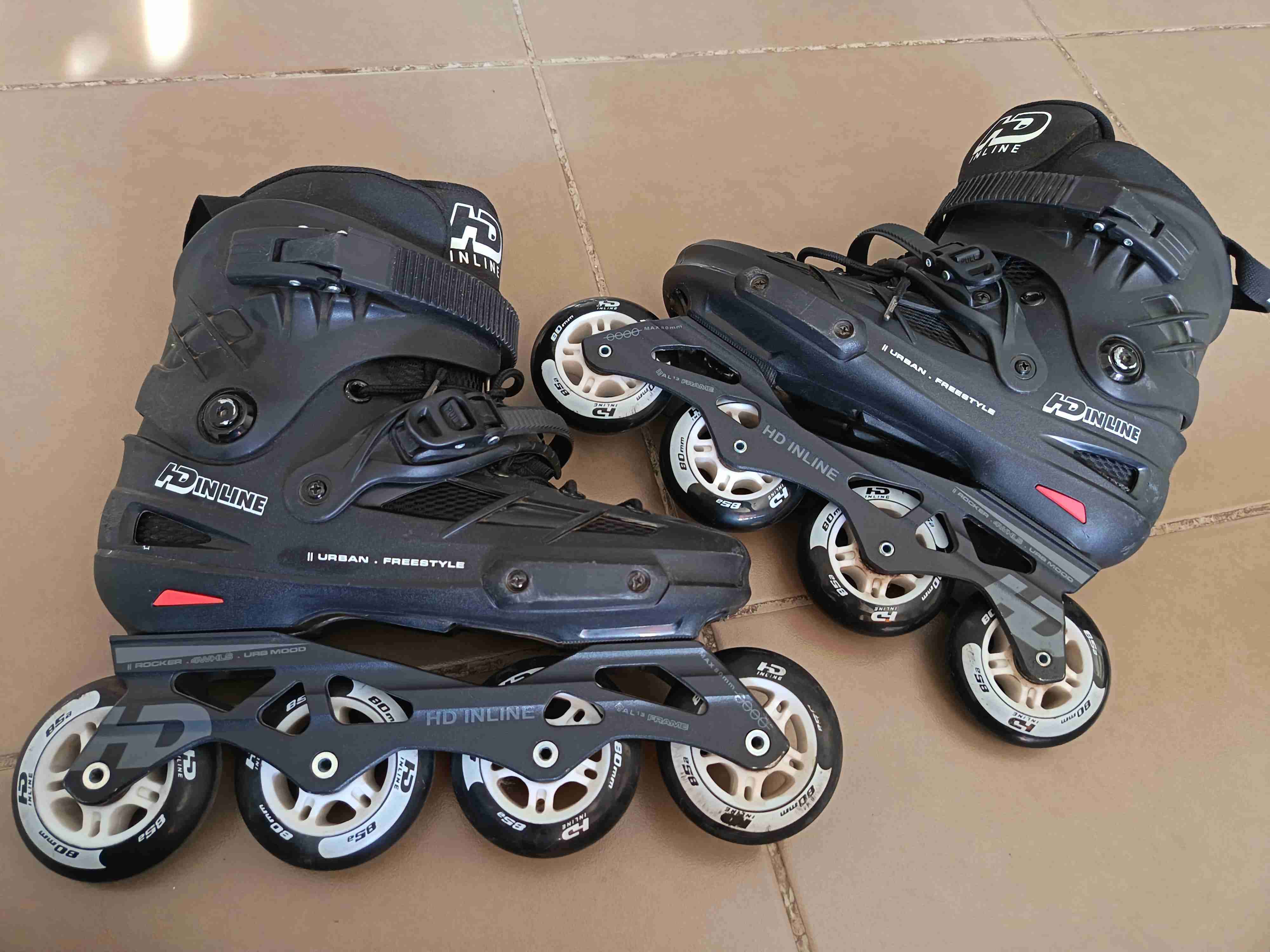 Patines negros HD incline ll urban free style - miniatura 2