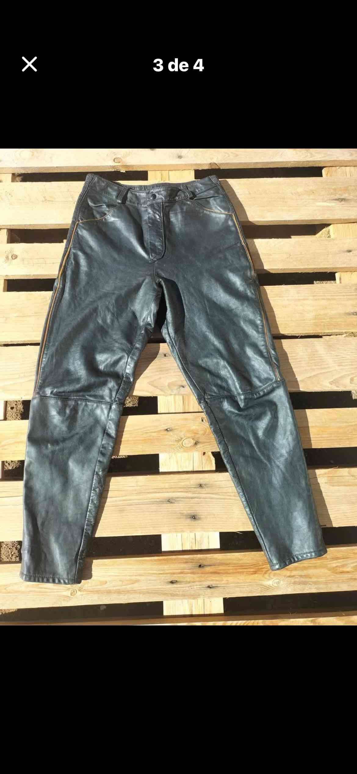 Pantalón cuero Hondaline talla 16 - miniatura 3