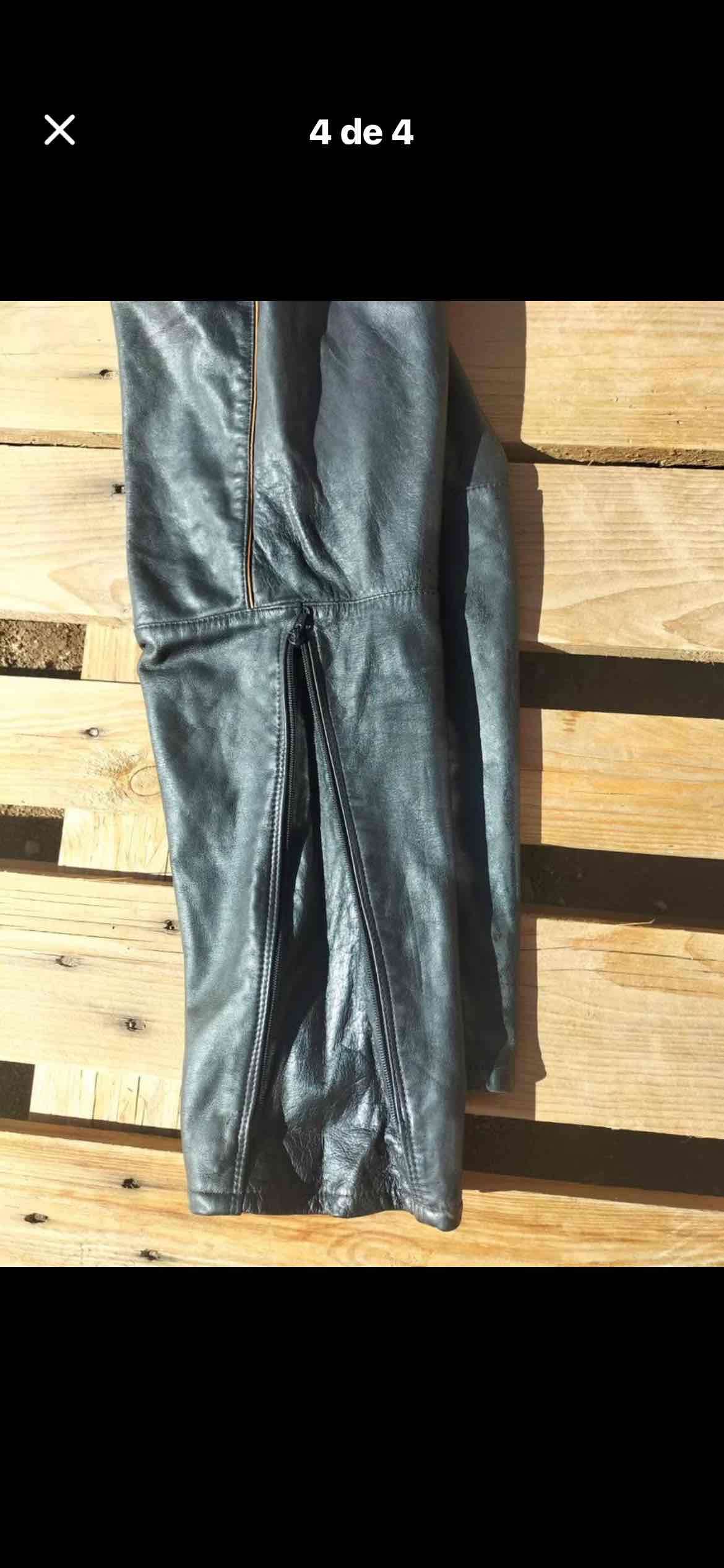 Pantalón cuero Hondaline talla 16 - miniatura 4