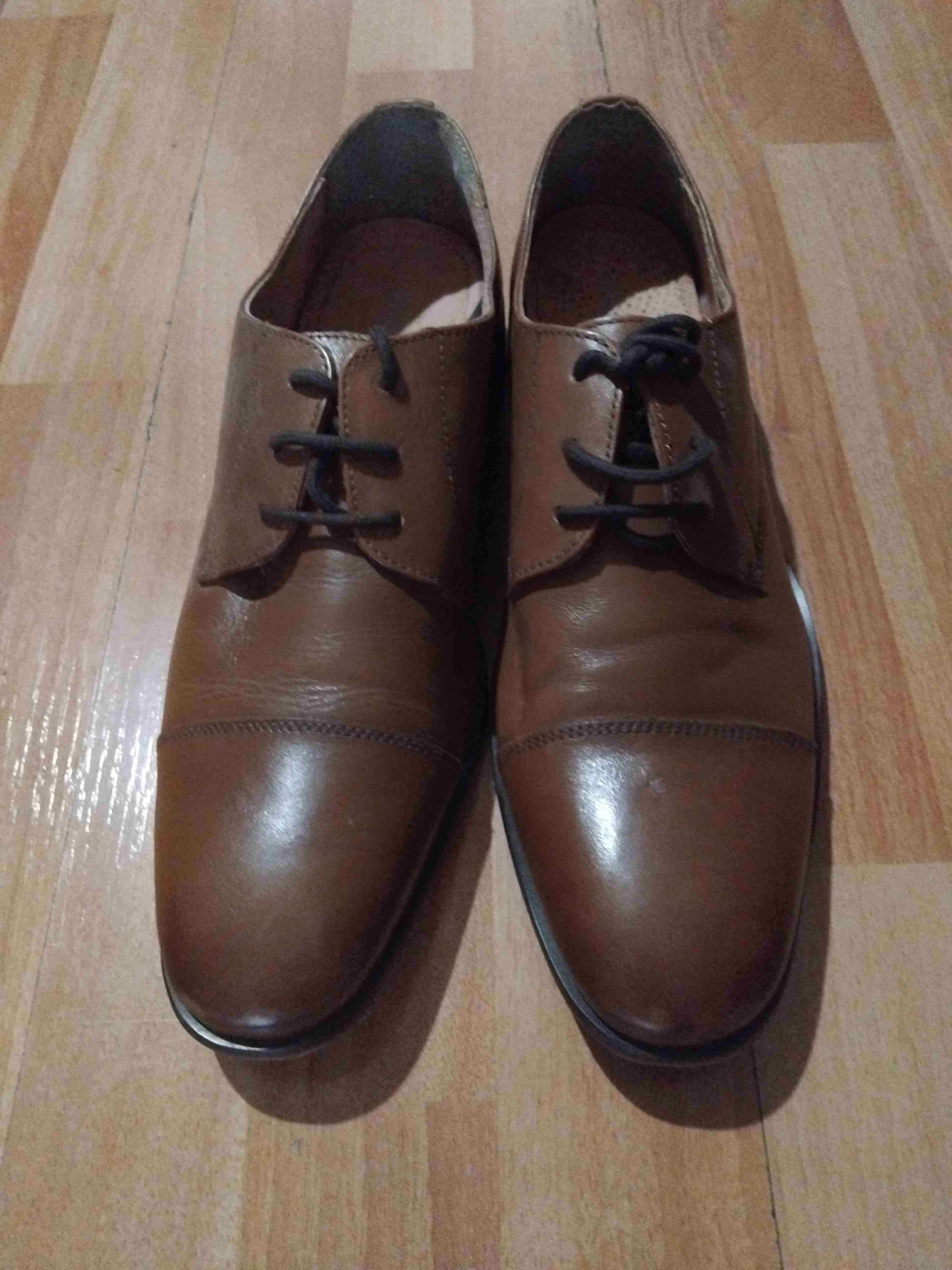 Zapatos formales marrones para hombre - miniatura 1