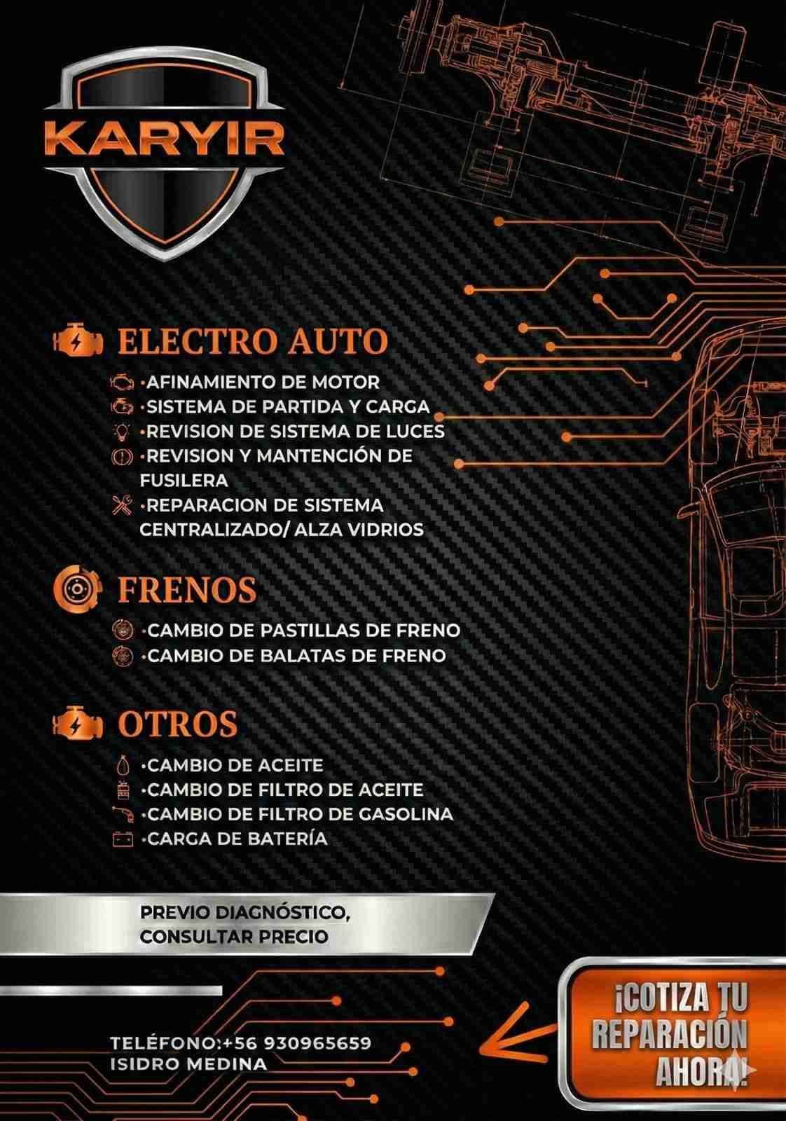 Electricista Automotriz a Domicilio