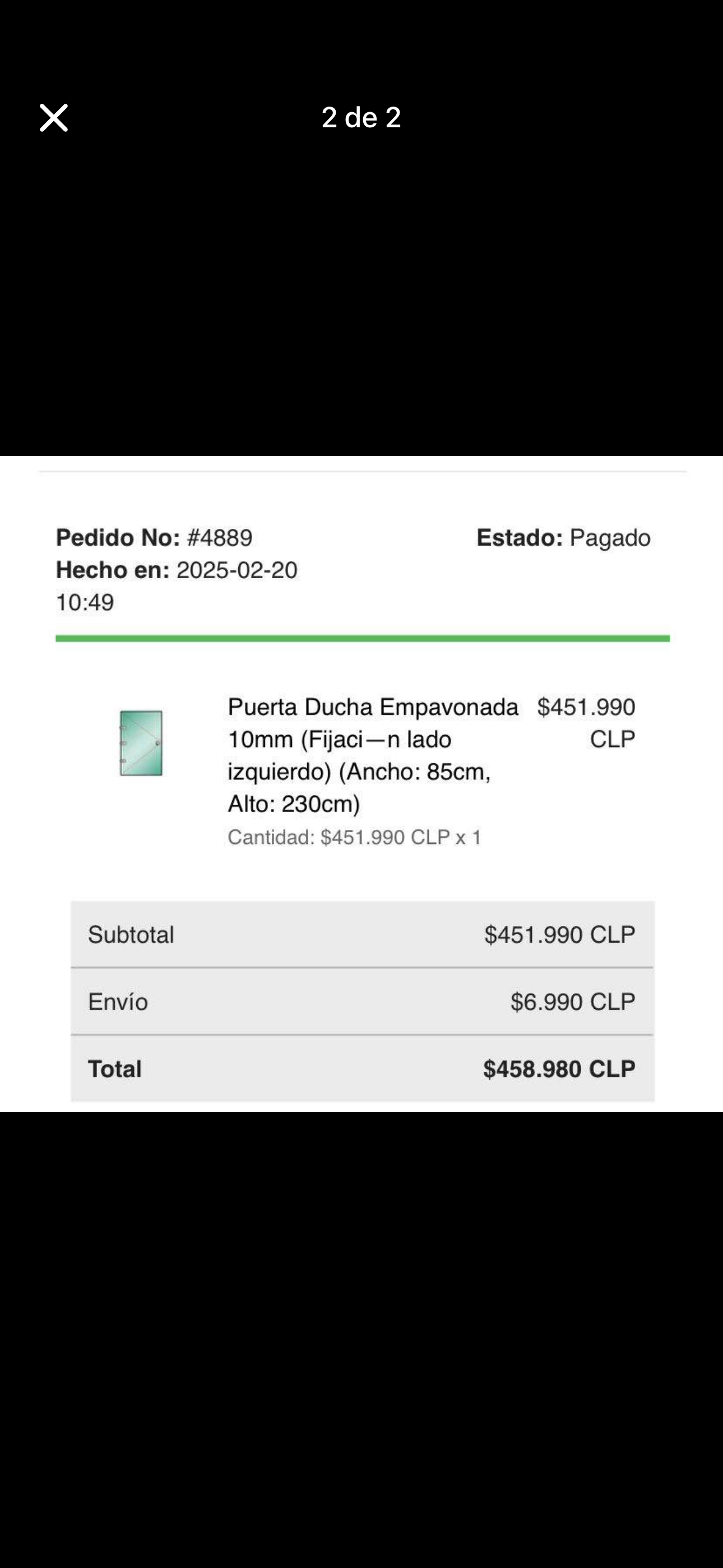 Puerta de vidrio templado - 2