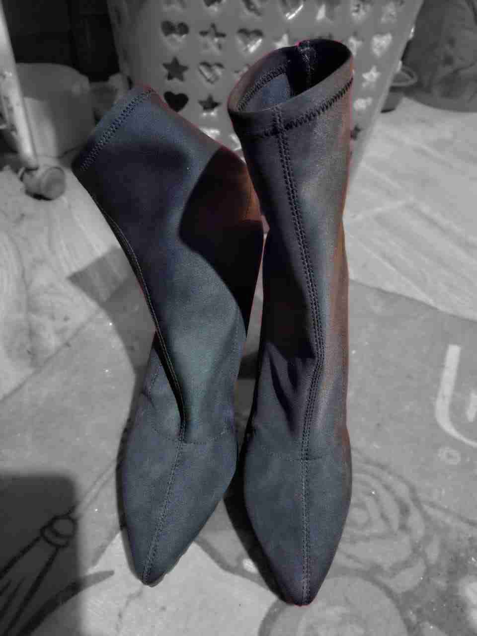 Botines tacón alto negros - miniatura 2