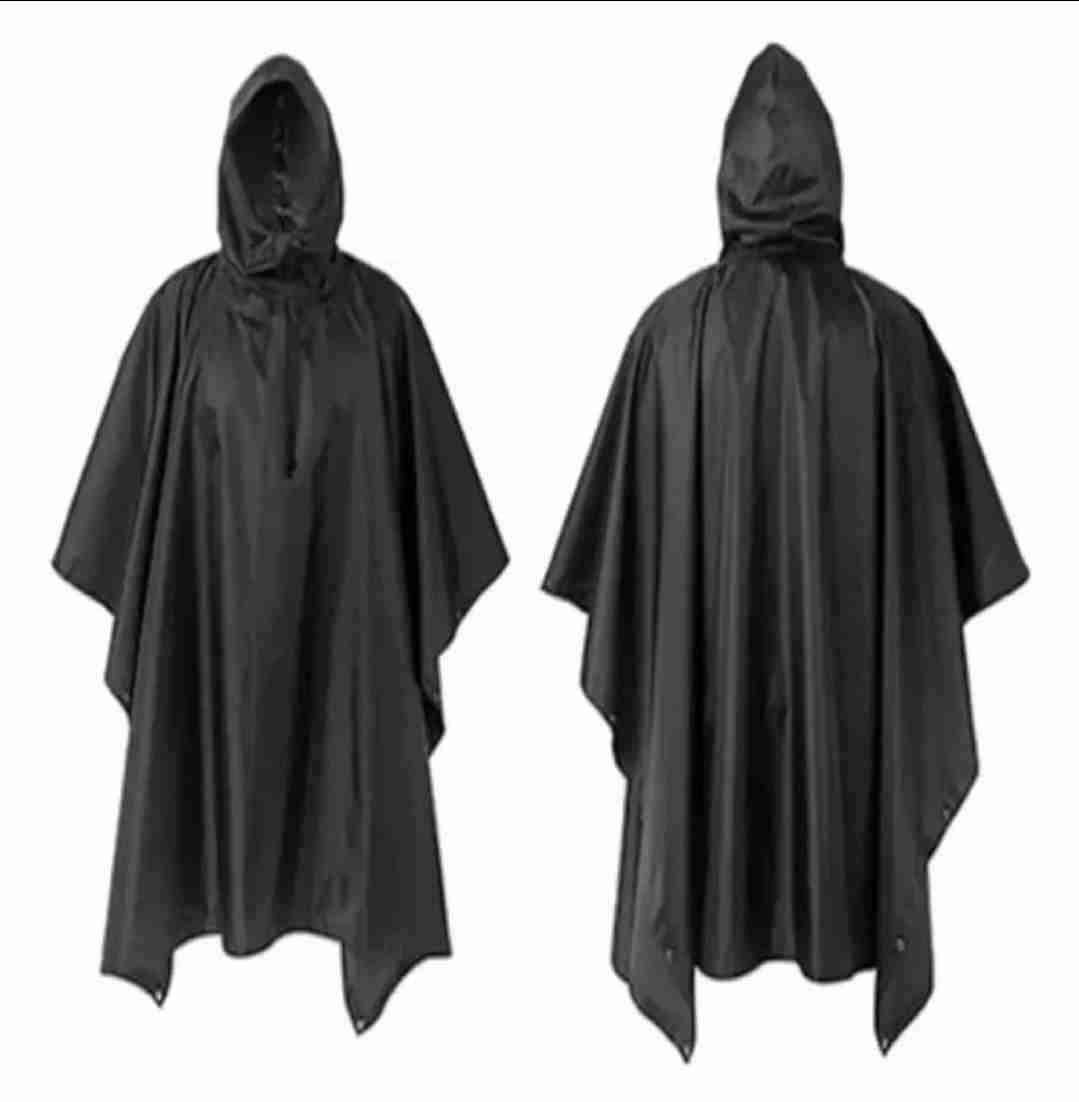 Capa impermeable negro