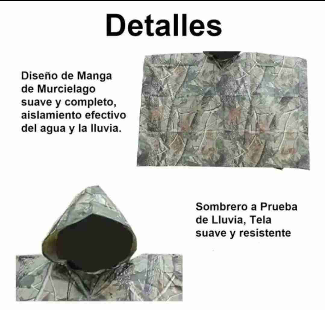 Capa impermeable negro - miniatura 2