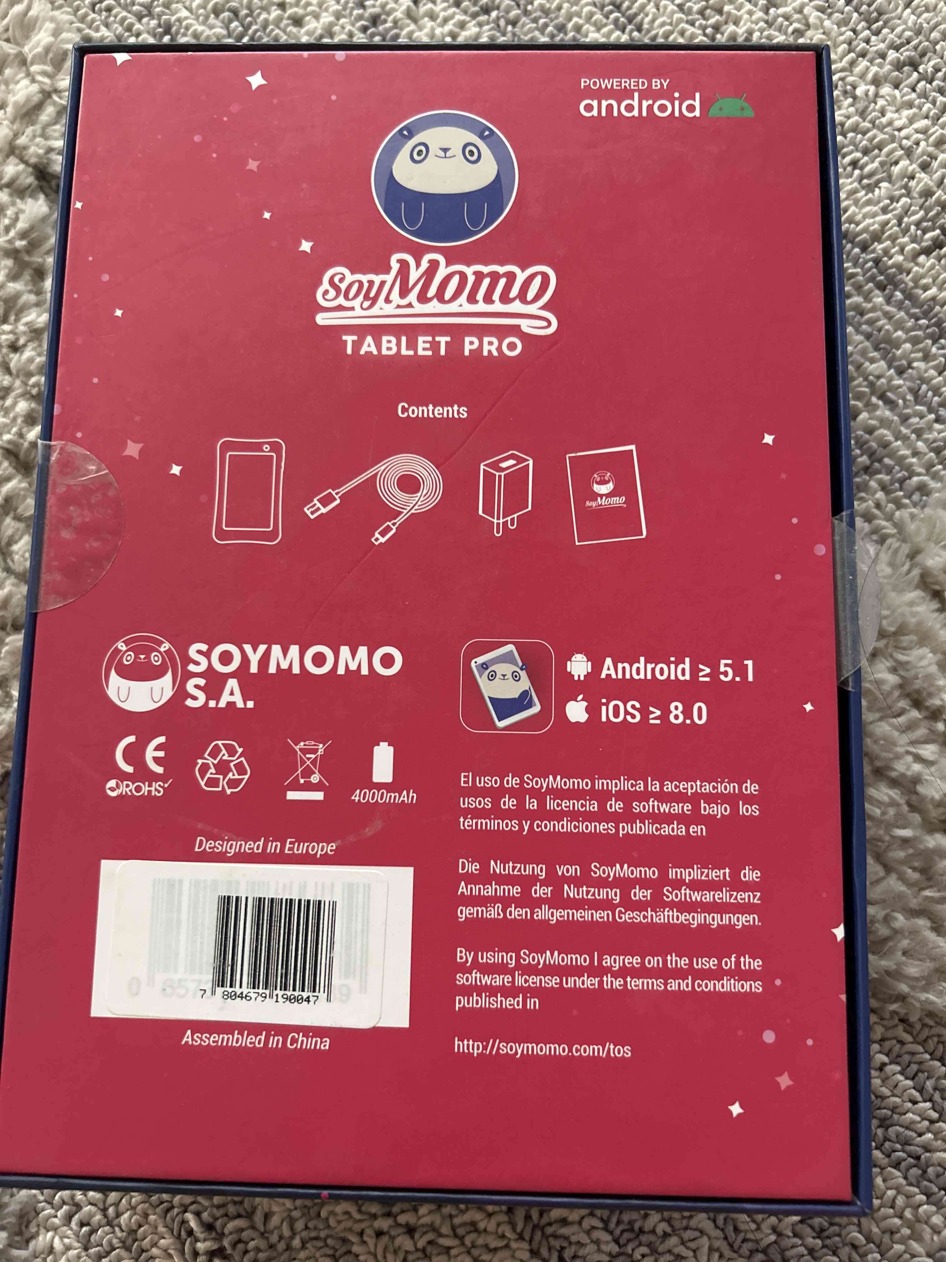 Tablet infantil SoyMomo rosa - miniatura 2
