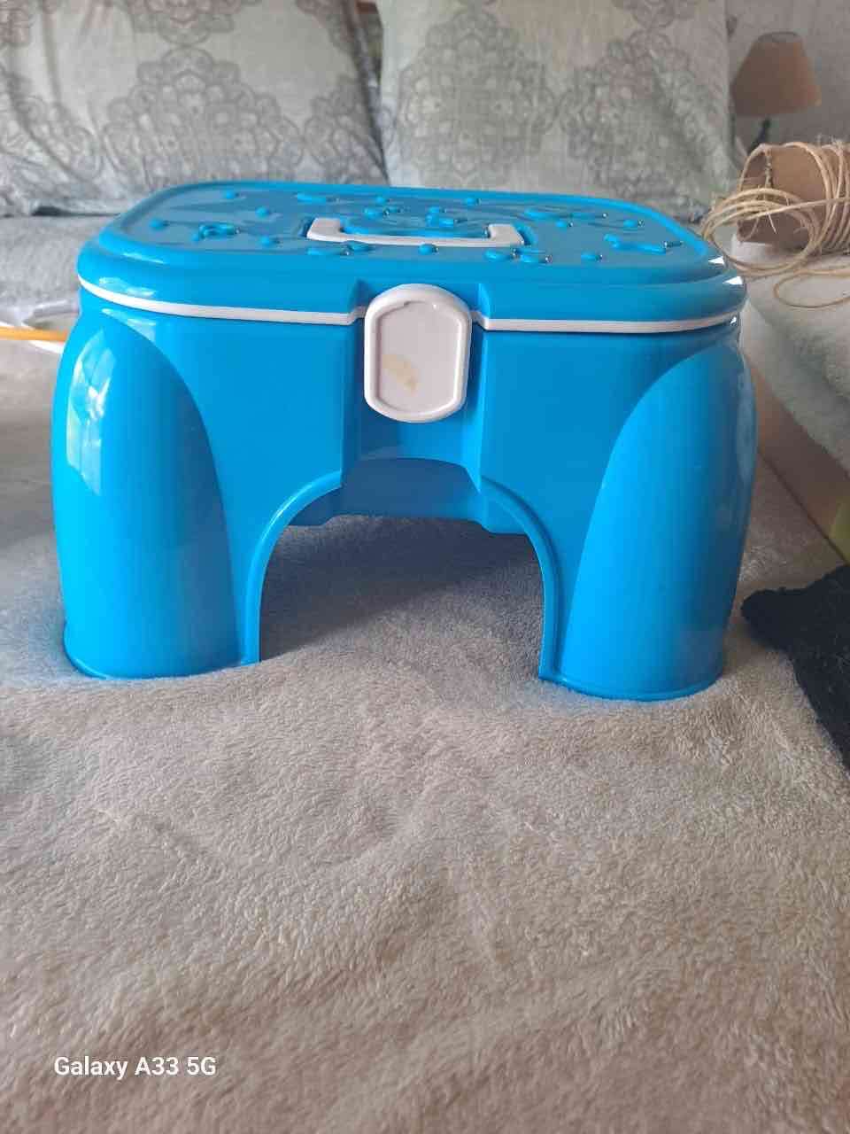 Banquito infantil azul