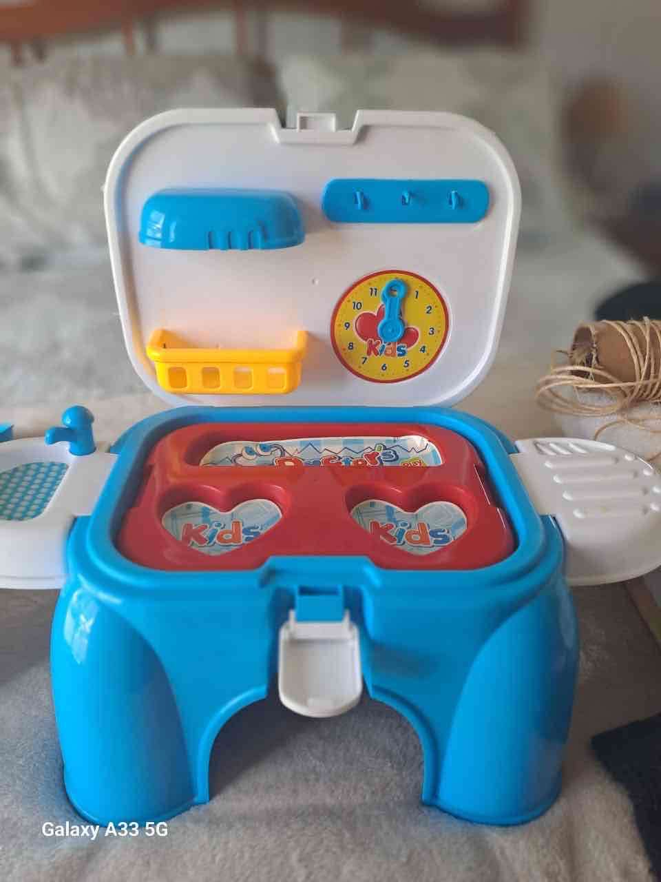 Banquito infantil azul - miniatura 3