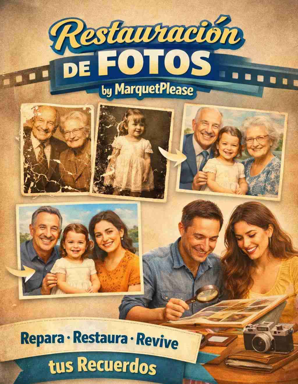Restauración de fotos a bajo costo