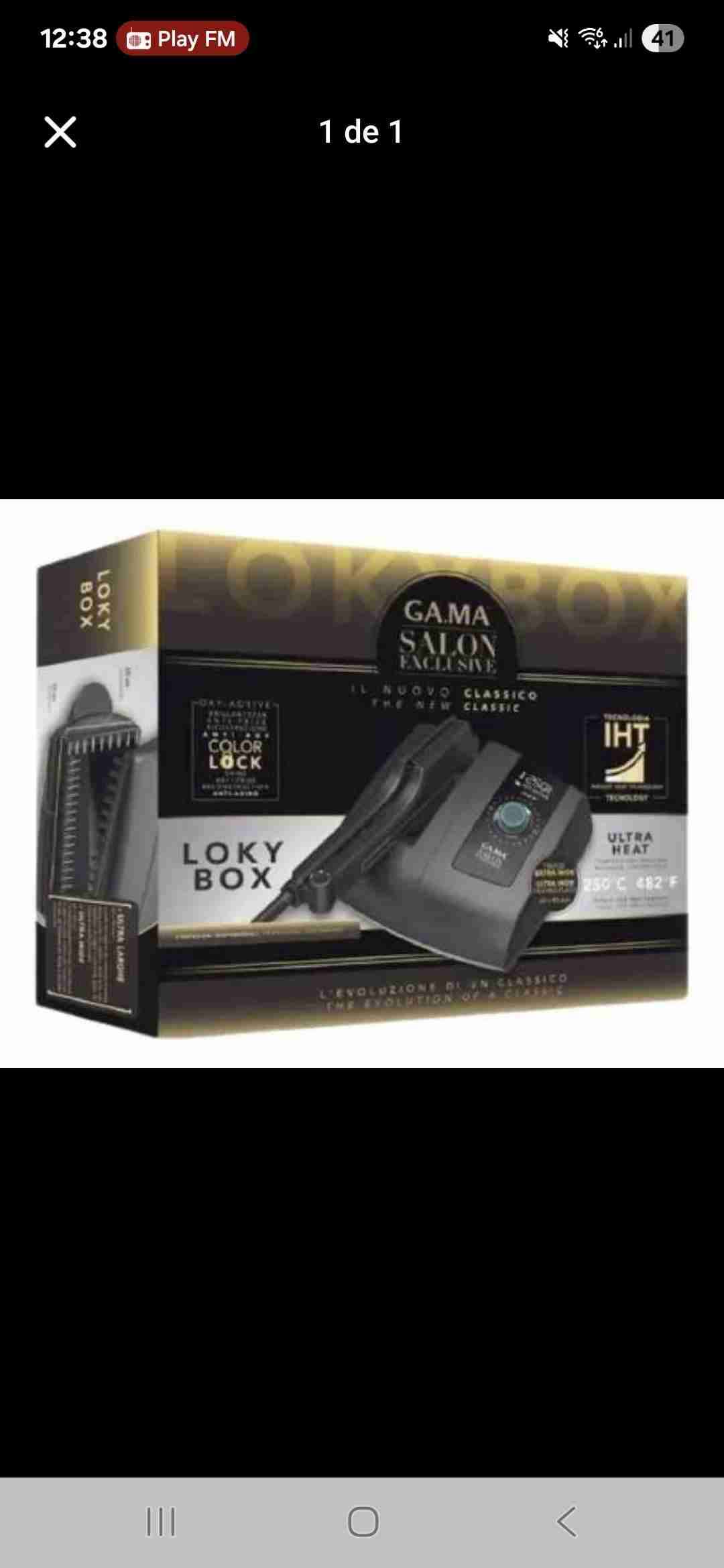 Plancha de cabello GAMA Loky Box