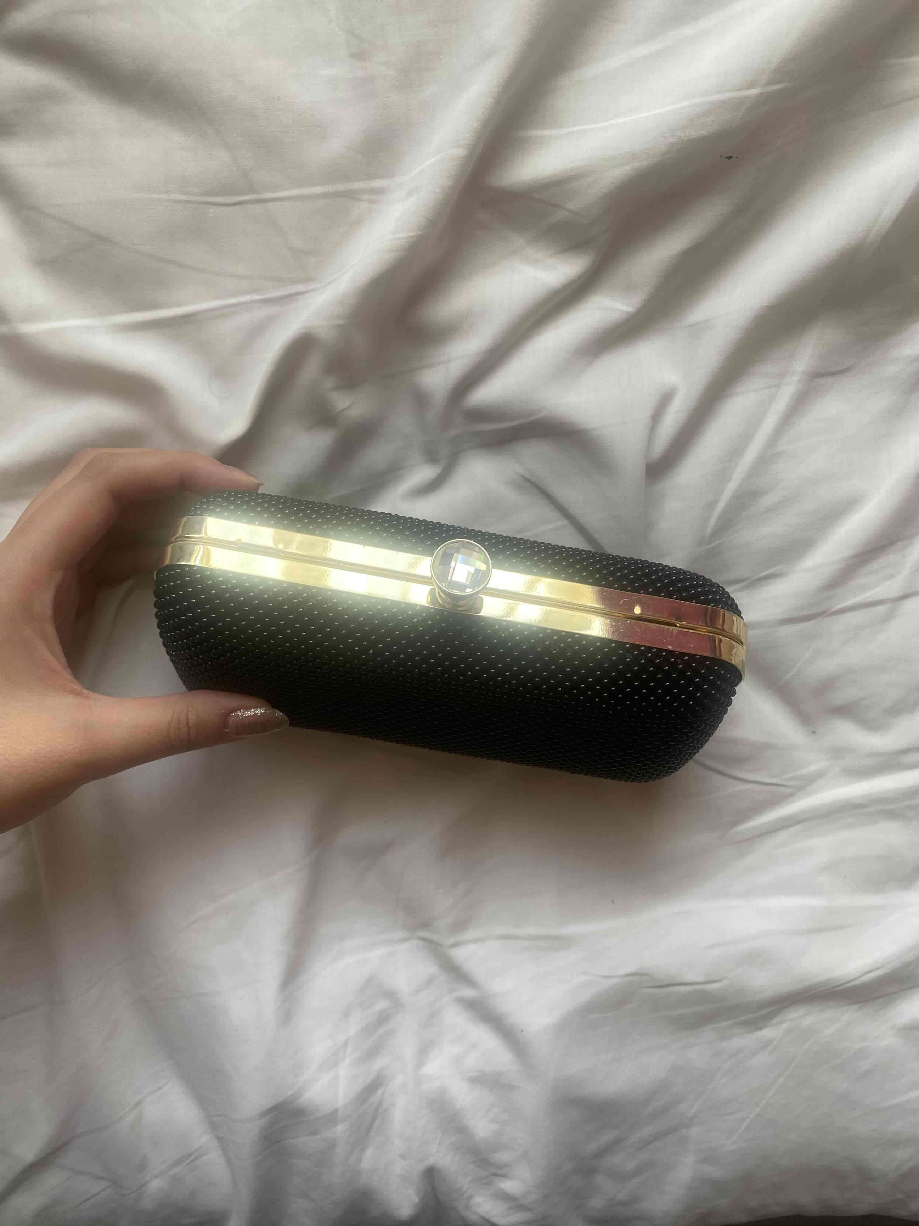 Cartera de mano negro elegante - miniatura 2