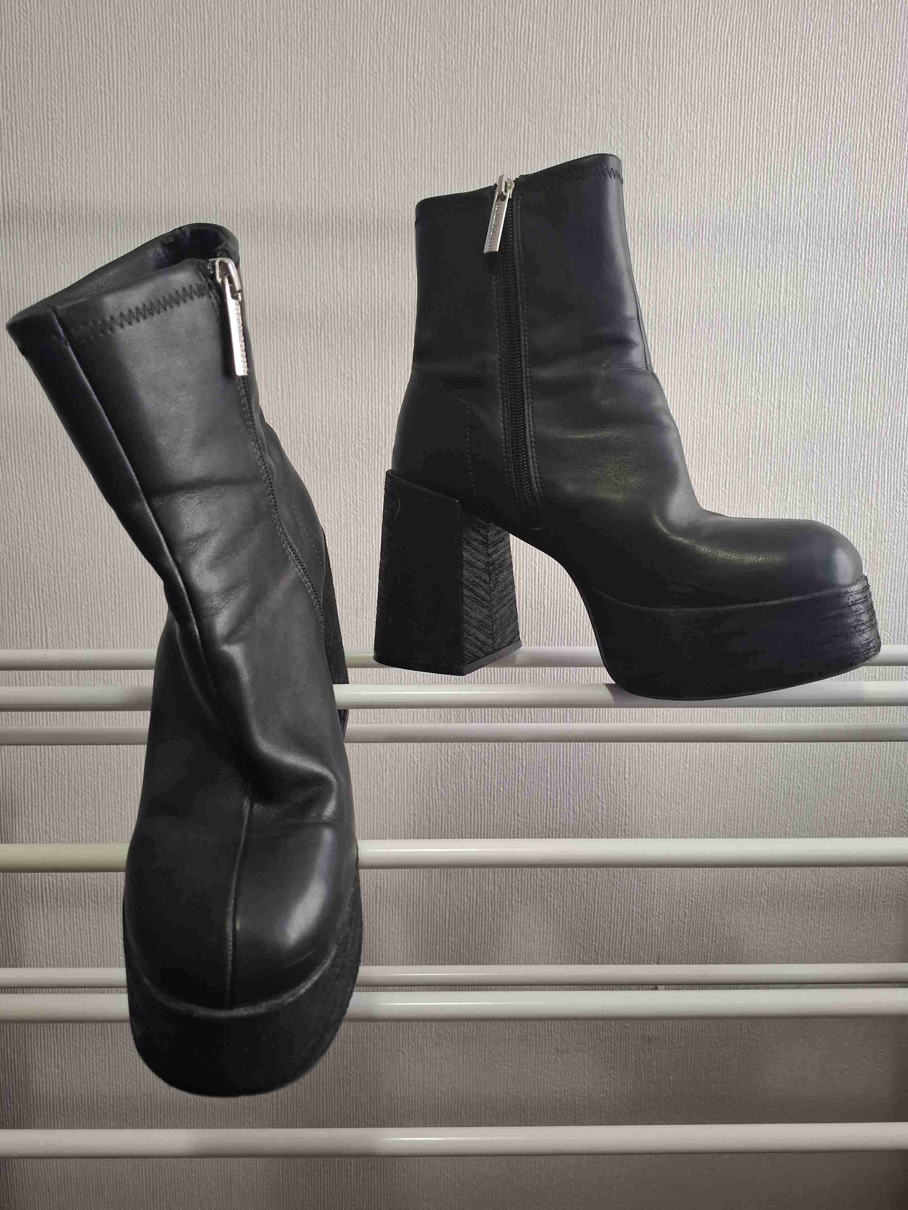 Botines de plataforma negros - miniatura 3